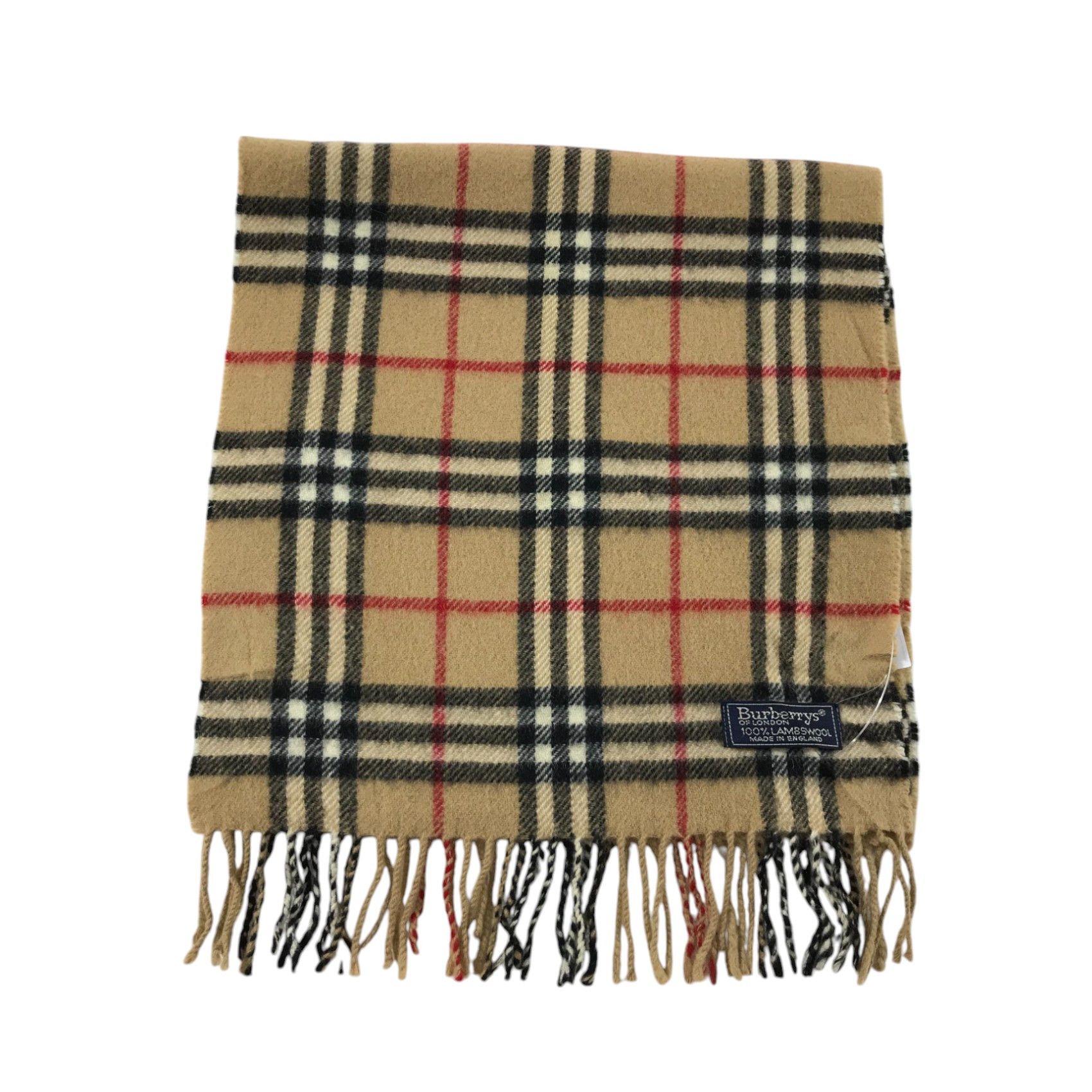 Burberry × Vintage Burberry Scarf / Muffler / Neckwear - WW1377 Size ONE SIZE - 4 Thumbnail