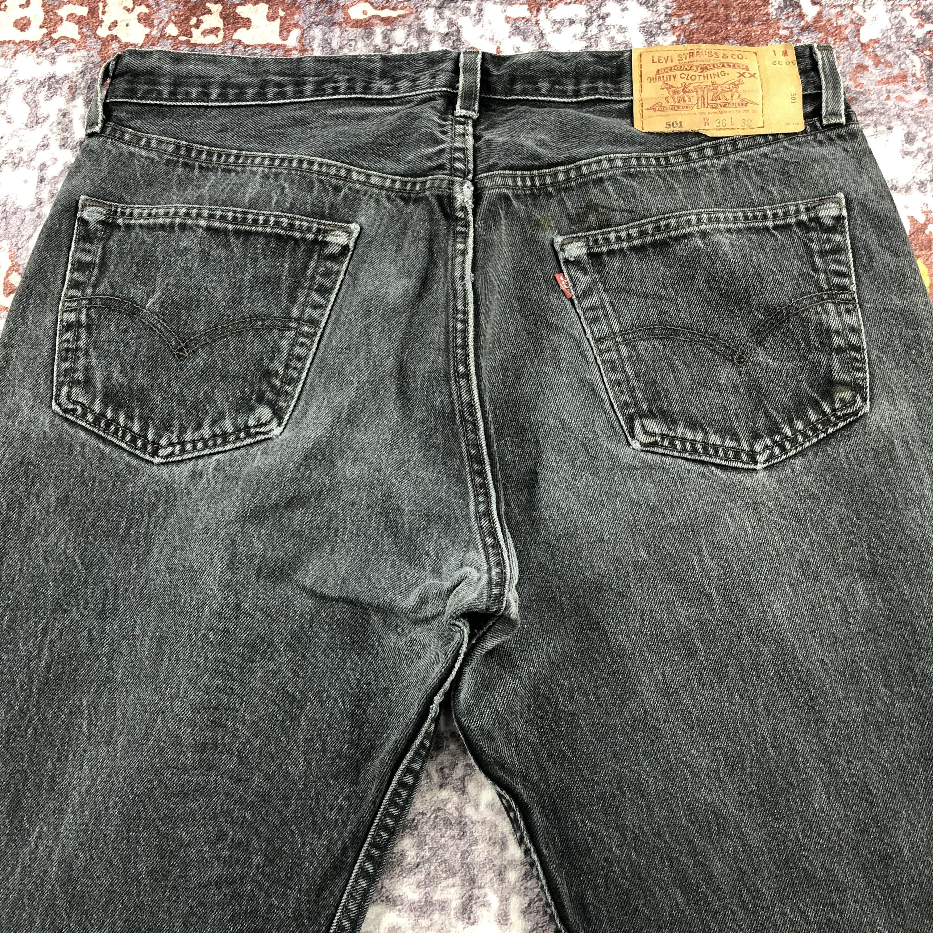 Levi's × Vintage Vintage 90s Levis 501 Earth Tone Jeans-JM2367 Size US 36 / EU 52 - 6 Thumbnail