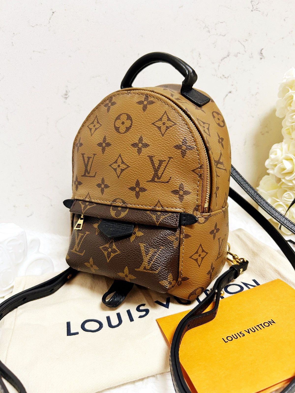 Louis Vuitton Authentic Louis Vuitton Reverse Mon. Palm Spr. Mini Backpack Size ONE SIZE - 1 Thumbnail