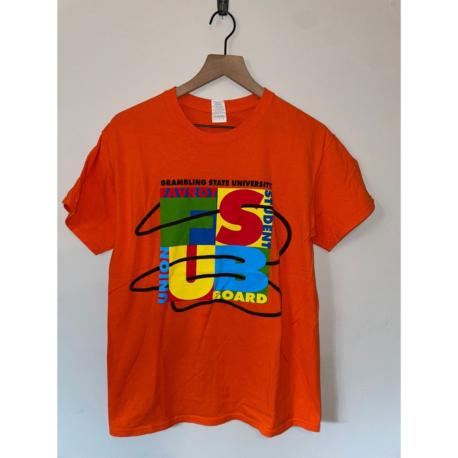 Gildan Grambling State University GSU Student Orange Shirt M Medium Size US M / EU 48-50 / 2 - 1 Thumbnail
