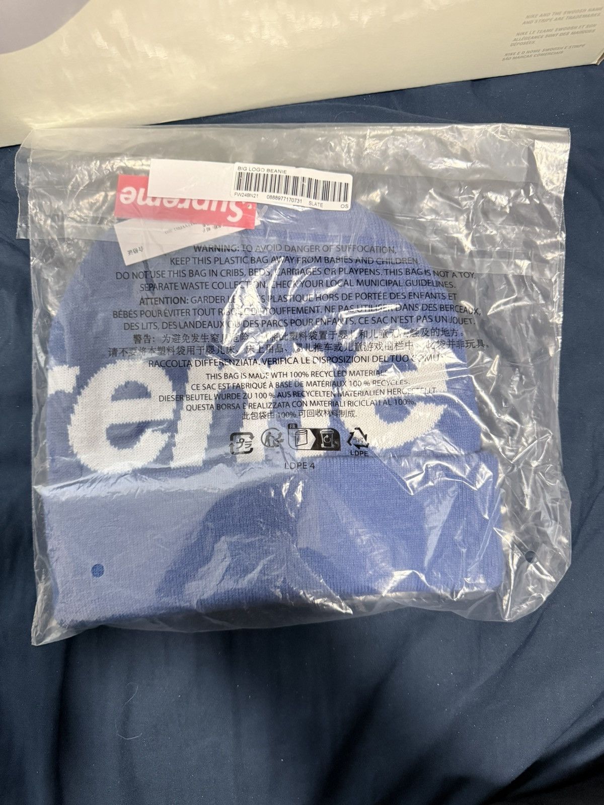 Supreme Supreme Big Logo Beanie Size ONE SIZE - 2 Thumbnail