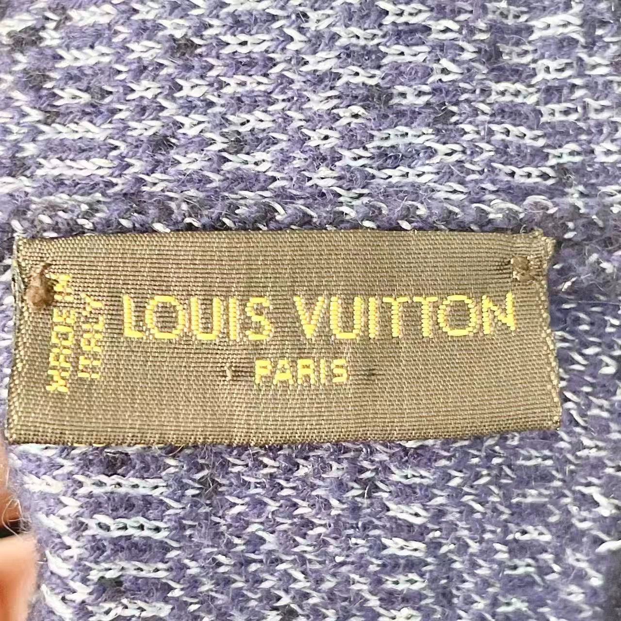 Louis Vuitton Louis Vuitton monogram blue and black knit hat Size ONE SIZE - 9 Thumbnail