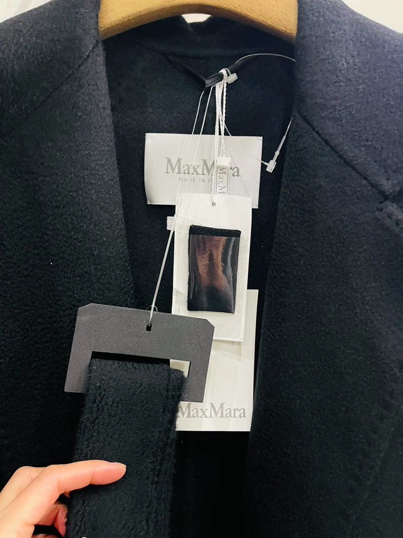 Max Mara Max Mara New black cashmere coat labbro Size M / US 6-8 / IT 42-44 - 9 Thumbnail