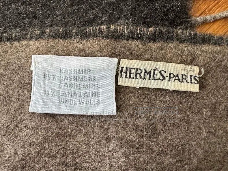 Hermes Hermes Double-sided cashmere scarf Size ONE SIZE - 4 Thumbnail