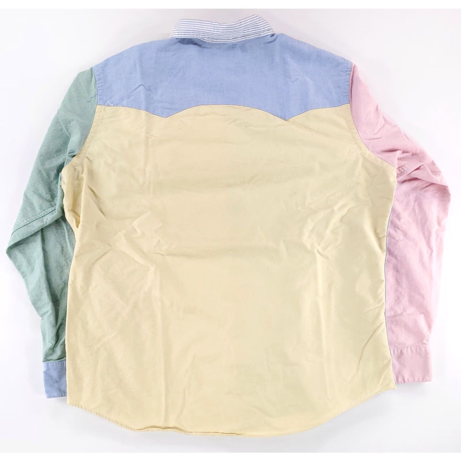 Polo Ralph Lauren **Polo Ralph Lauren Mens XXXL Color Block Pearl Snap Shirt** User: **Polo Ralph Lauren Mens XXXL Color Block Pearl Snap Shirt** Size US XXL / EU 58 / 5 - 7 Thumbnail