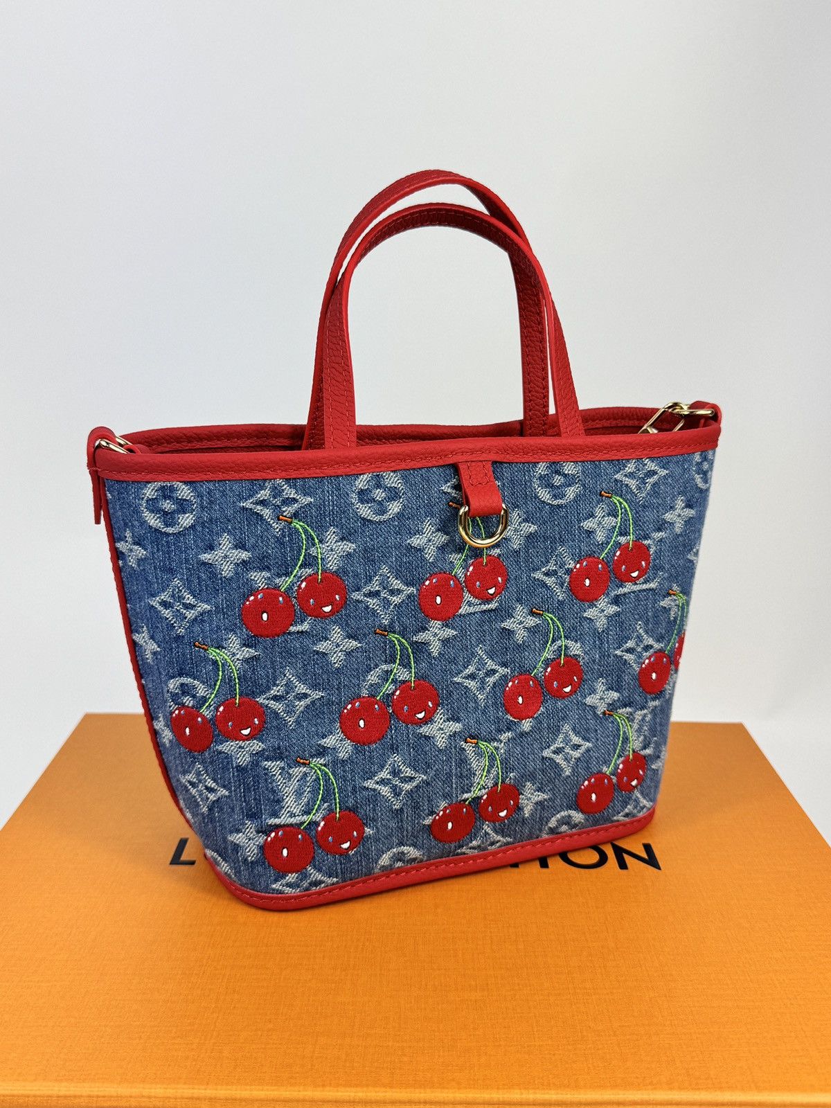 Louis Vuitton × Takashi Murakami LV x TM CHERRY NEVERFULL INSIDE OUT BB Bag Size ONE SIZE - 1 Thumbnail