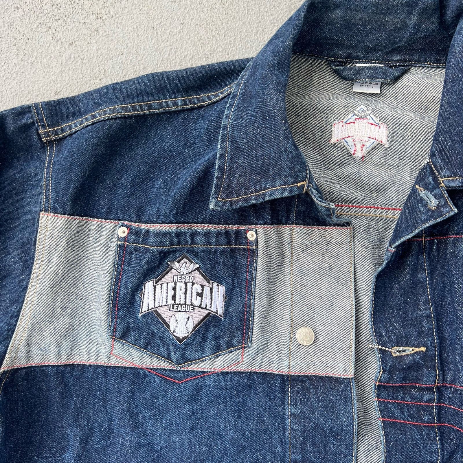 Authentic Negro Leagues Negro League Museum Baseball Embroidery Patch trucker jacket Size US XXL / EU 58 / 5 - 3 Thumbnail