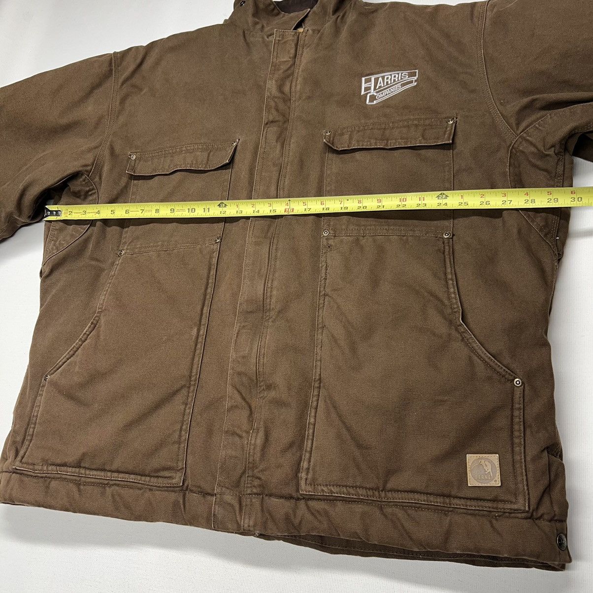 Other Berne Jacket Brown Heartland Washed Chore Coat Lined Canvas Size US XXL / EU 58 / 5 - 20 Thumbnail
