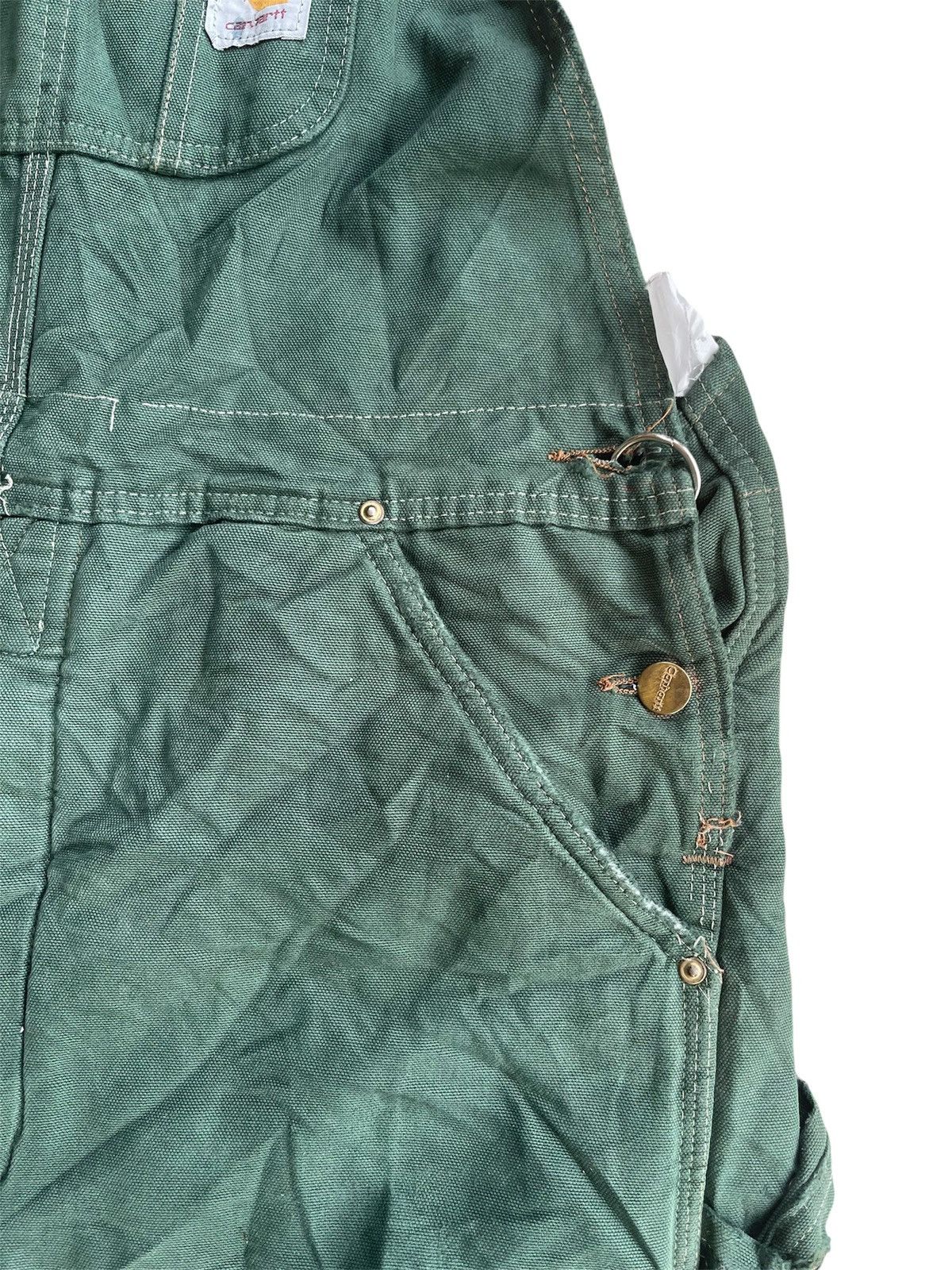 Carhartt Vintage Carhartt Distressed Sandstone Overalls Double Knee Size US 38 / EU 54 - 6 Thumbnail