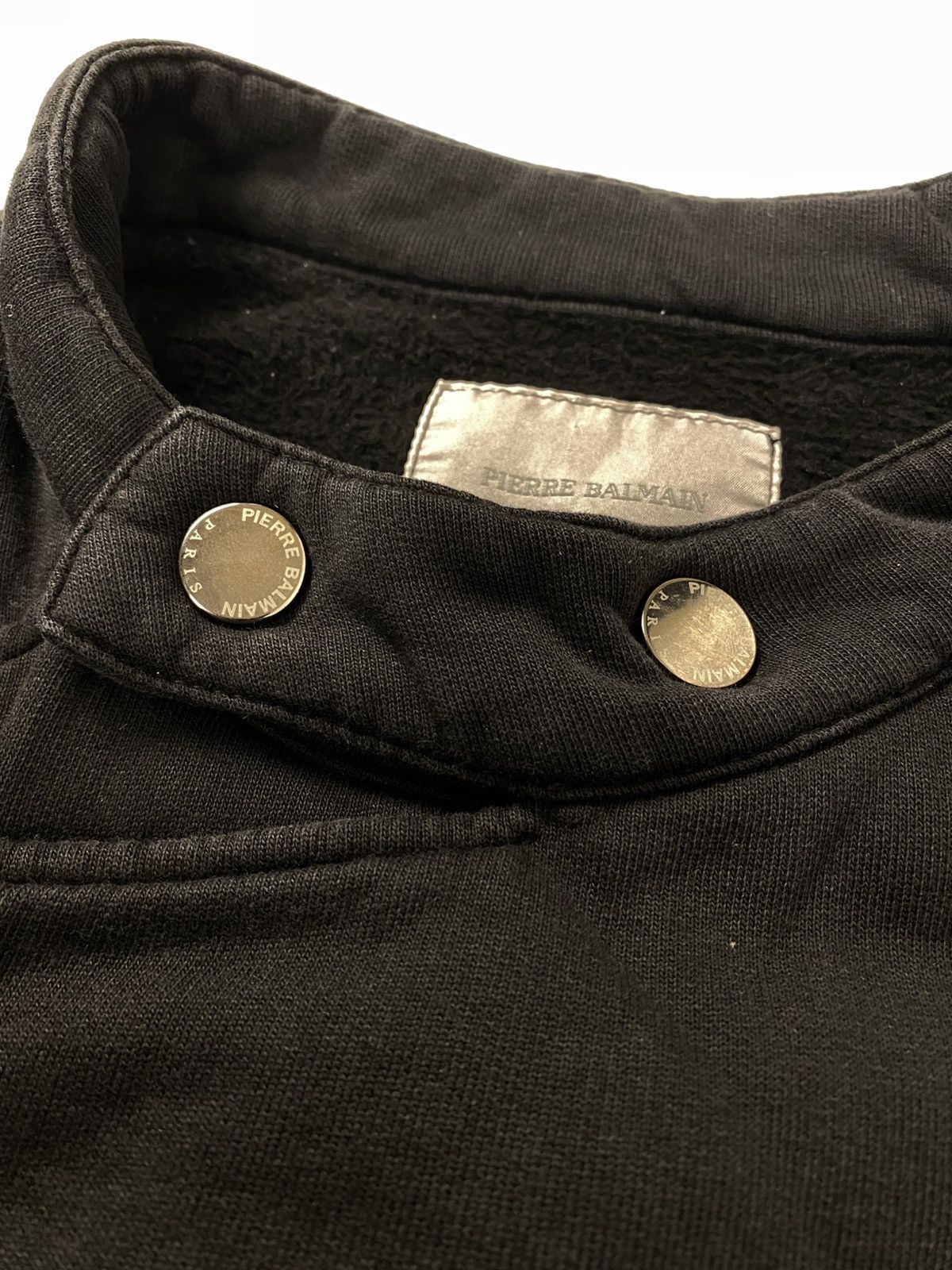 Balmain Rare 🔥 Pierre Balmain Black Biker Asymmetrical Jacket Size US M / EU 48-50 / 2 - 8 Thumbnail