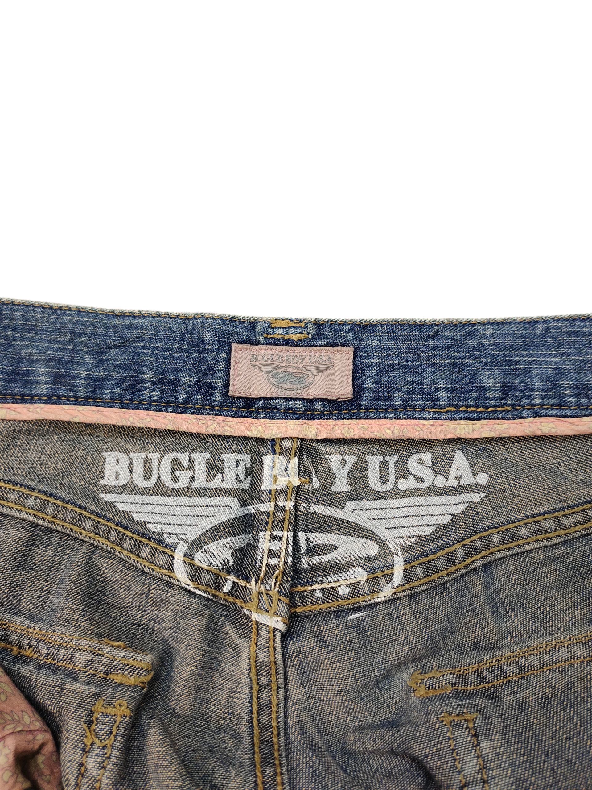Bugle Boy Vintage Bugle Boy Usa Clawmark Distress Faded Denim Jeans Size US 30 / EU 46 - 11 Thumbnail