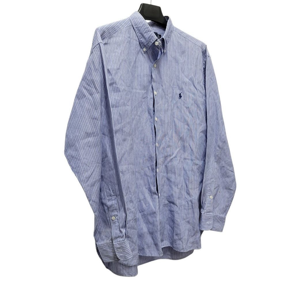 Ralph Lauren Ralph Lauren Mcmeel Button-down Blue Long-Sleeves Striped Size US L / EU 52-54 / 3 - 5 Thumbnail