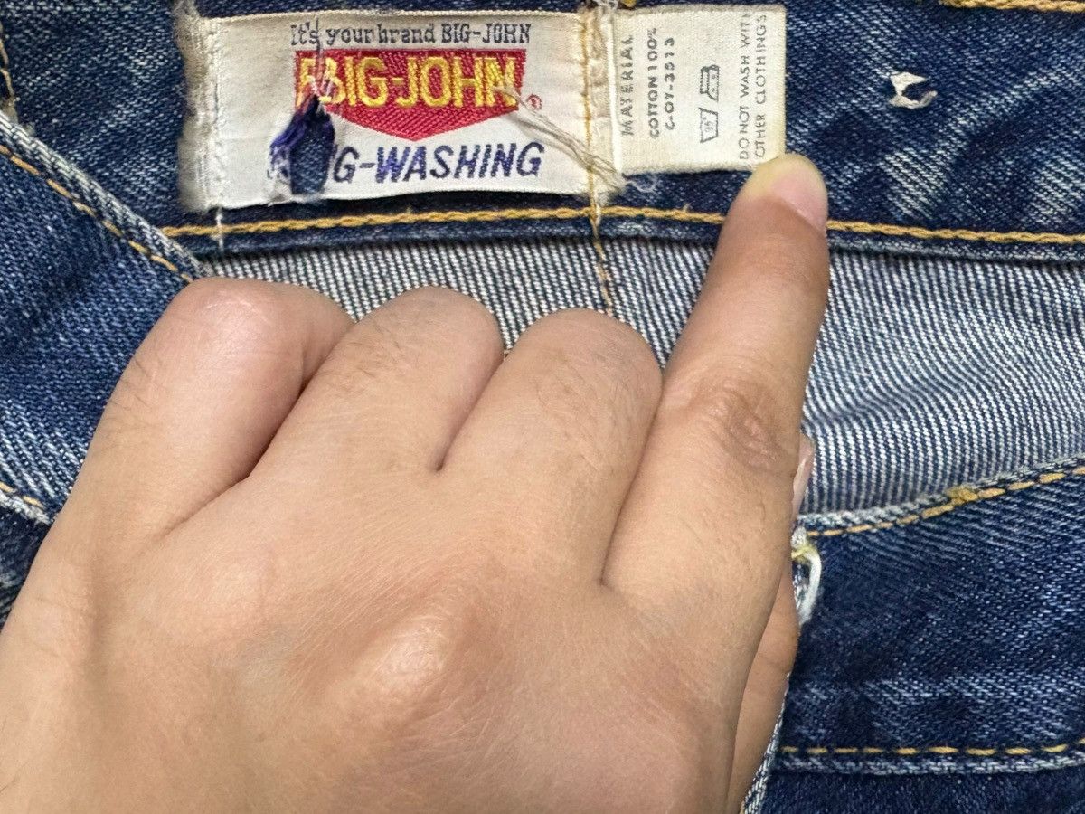 Japanese Brand Vintage Japanese Brand Faded Blue Wash Bell Bottom Jeans Size 31" - 10 Thumbnail