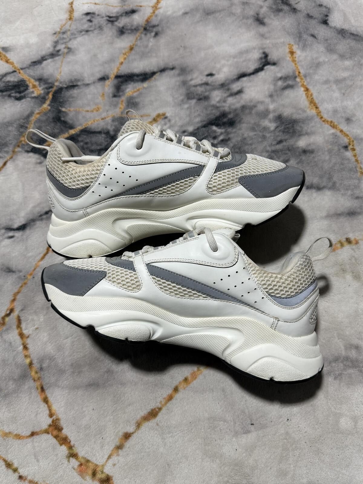 Dior Dior B22 Triple White Silver - Sz 9US Size US 9 / EU 42 - 4 Thumbnail