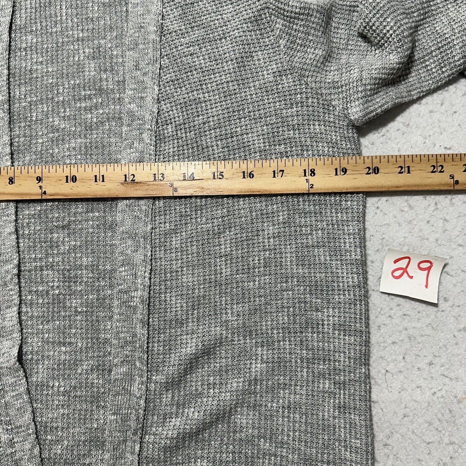 American Eagle Outfitters American Eagle XXS Open Front Waffle Cardigan Sweater Gray Size XXS / US 00 / IT 34 - 8 Thumbnail