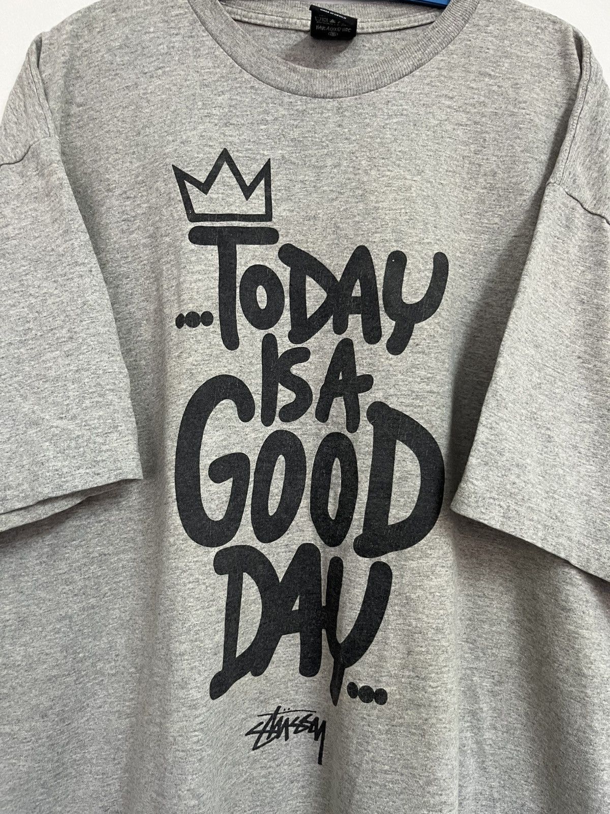 Stussy 💥Mega Rare💥 Y2K STUSSY Have A Good Day T Shirts Size US XL / EU 56 / 4 - 2 Thumbnail