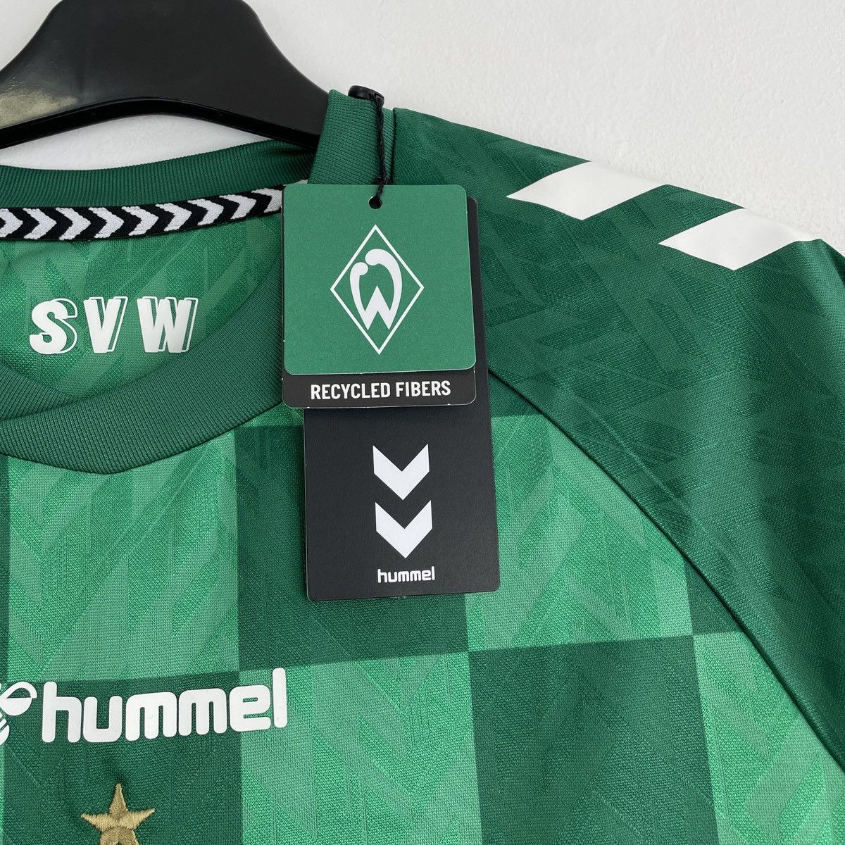 Hummel Werder Bremen Schmid Home Jersey Shirt 2024/2025 size XS-S Size US S / EU 44-46 / 1 - 6 Thumbnail