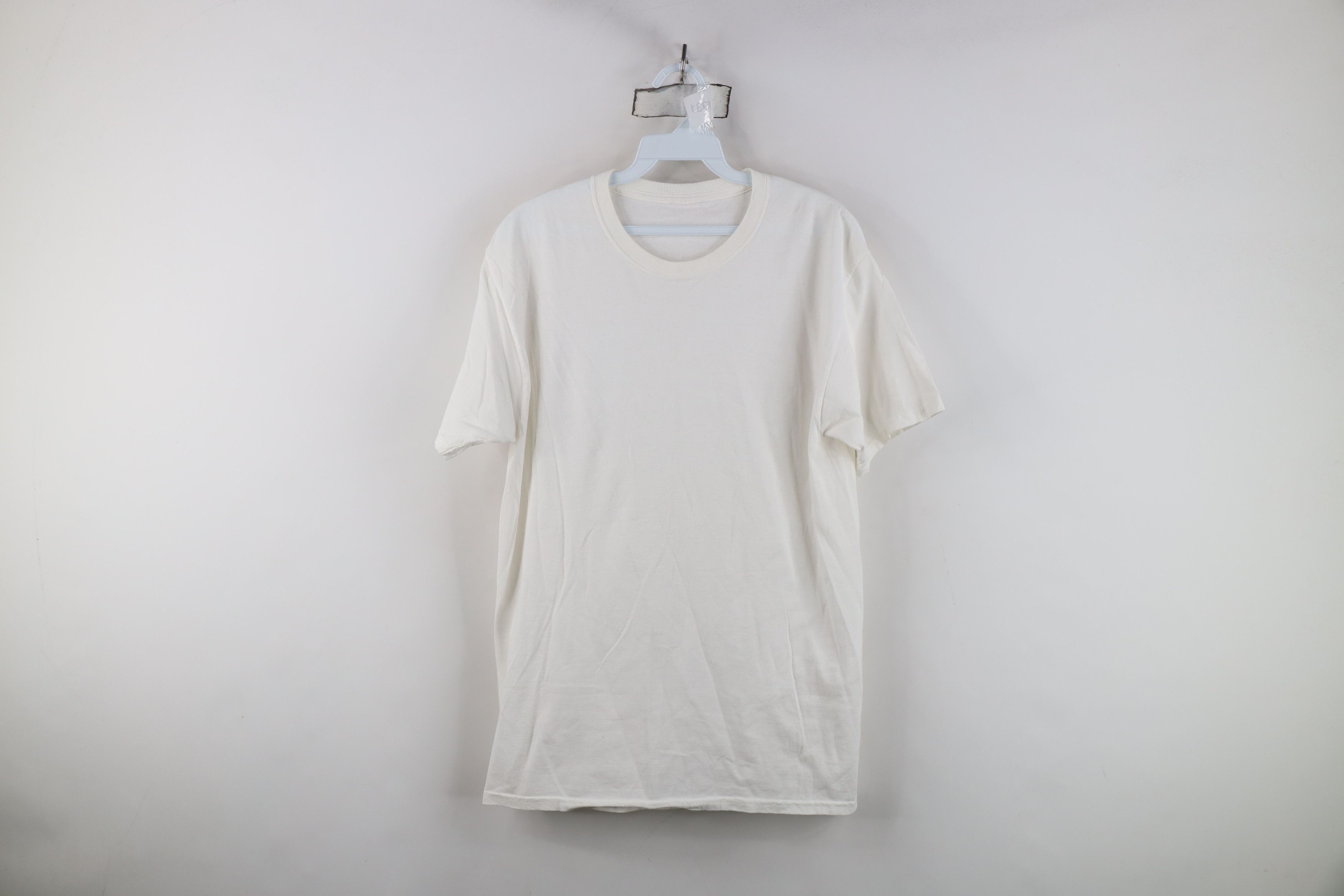 Vintage Vintage 90s Y2K Streetwear Cotton Short Sleeve T-Shirt White Size US M / EU 48-50 / 2 - 1 Thumbnail
