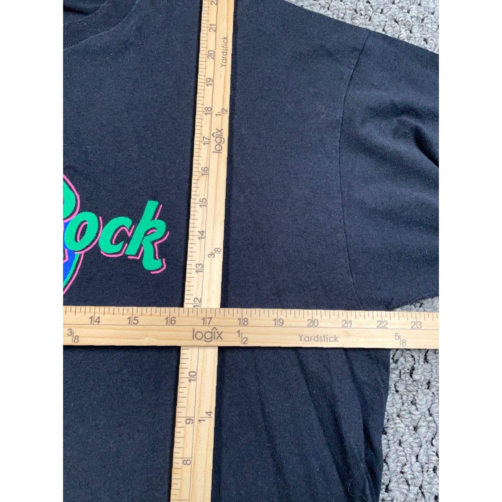 Vintage VTG 80s Madrid Cafe T-Shirt Adult XL Black Single Stitch Screen Stars Tag Boxy Size US XL / EU 56 / 4 - 5 Thumbnail