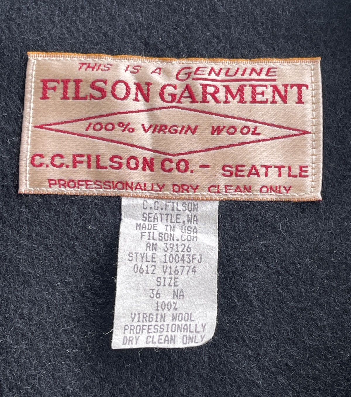 Filson Filson Mackinaw Wool Cruiser Jacket Size US S / EU 44-46 / 1 - 7 Thumbnail