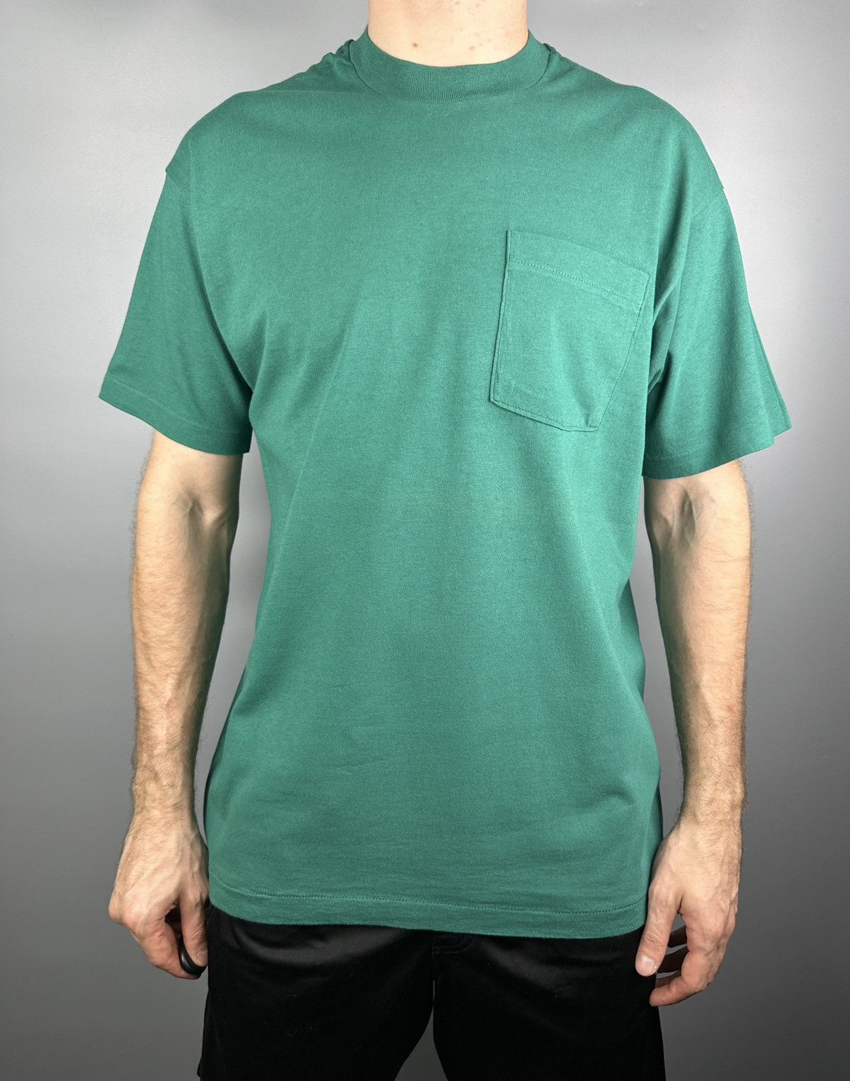 Vintage 90s Fruit Of The Loom FOTL Single Stitch Blank T Shirt 80s Size US XL / EU 56 / 4 - 10 Thumbnail