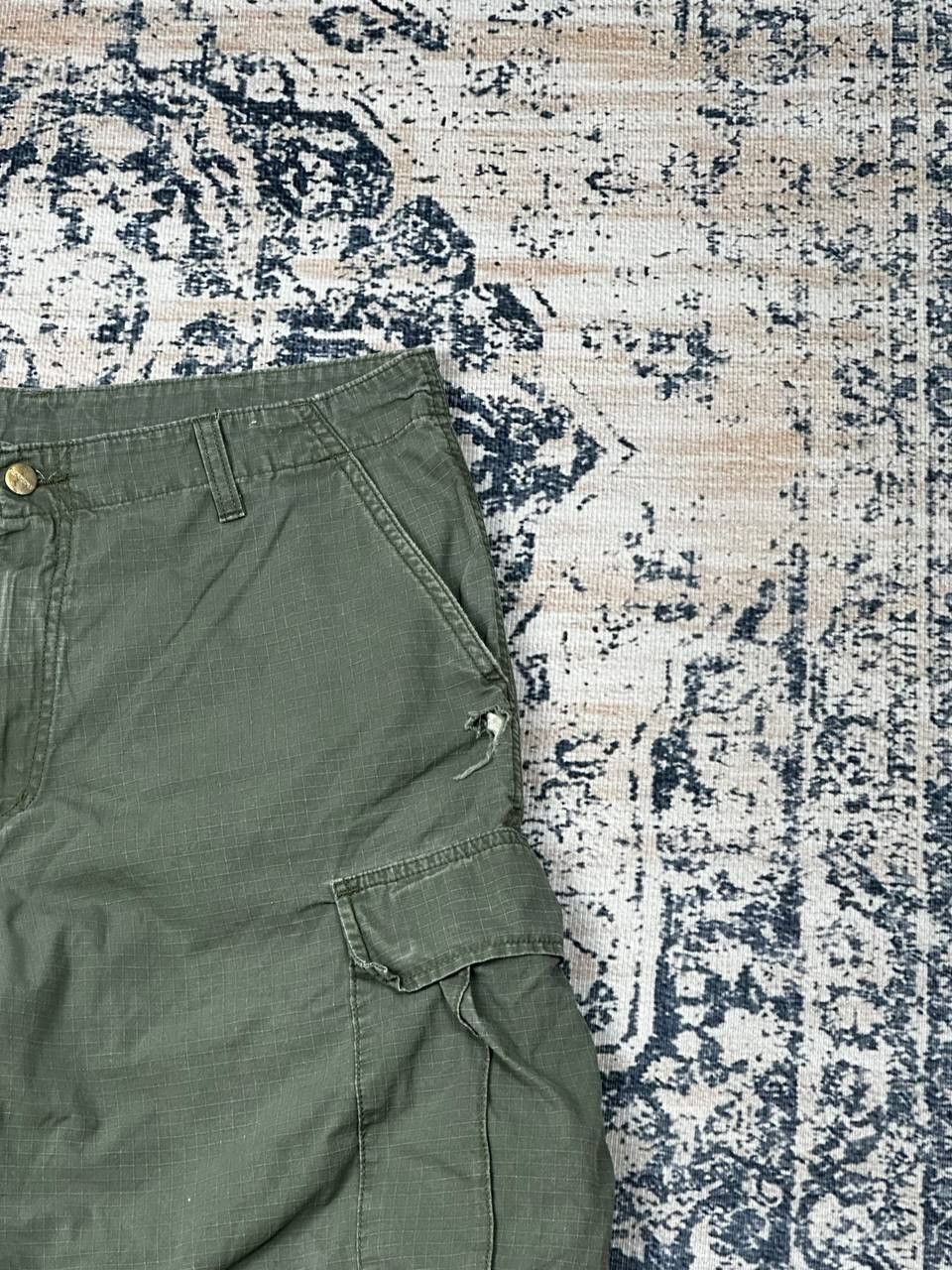 Carhartt Vintage Carhartt Distressed Khaki Short Size US 32 / EU 48 - 4 Thumbnail