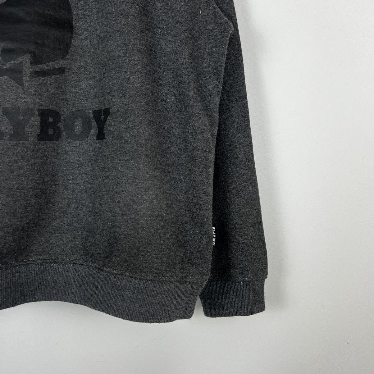 Playboy Vintage Playboy Big Logo Black Sweatshirt Jumper Rare Size US XXL / EU 58 / 5 - 6 Thumbnail