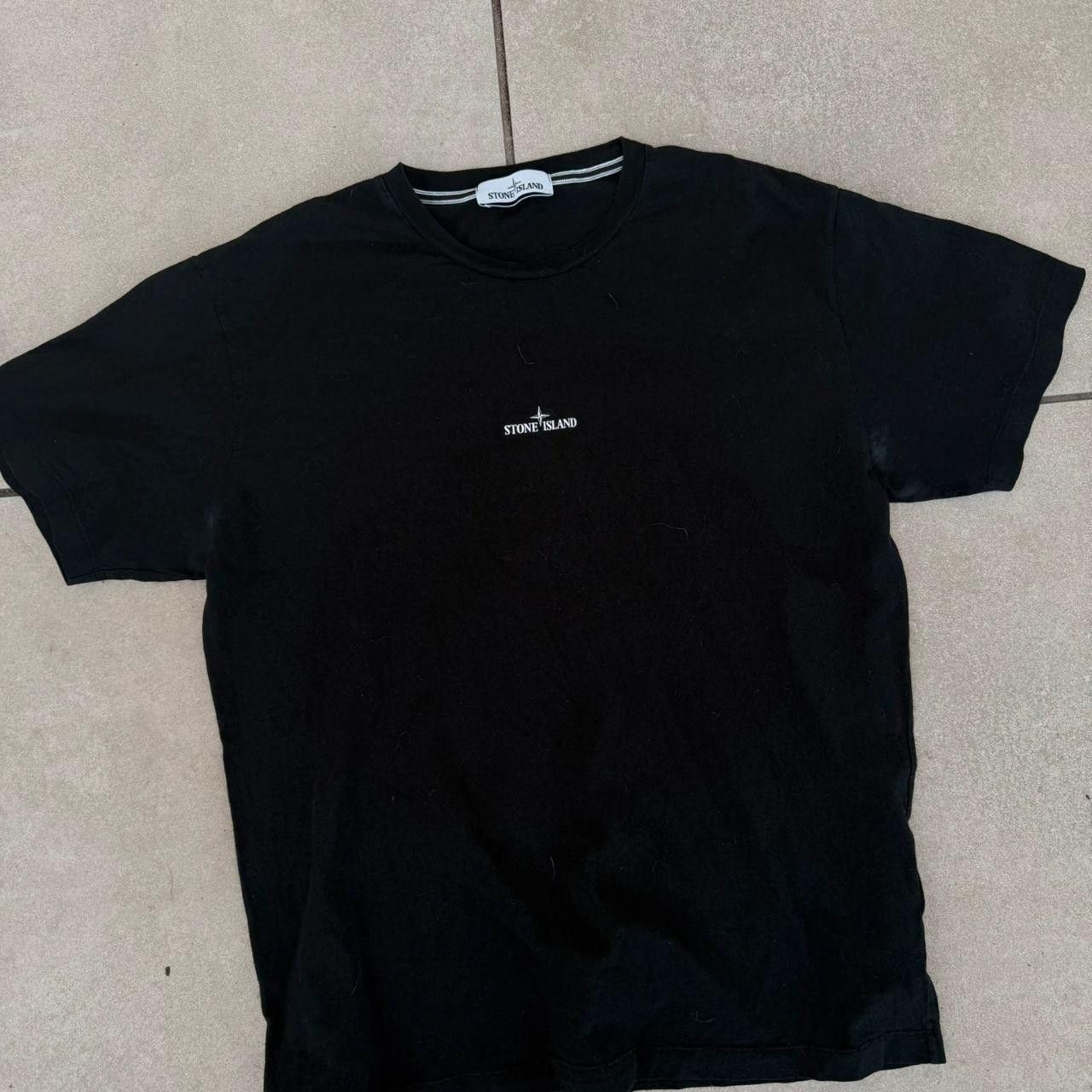 Stone Island Stone Island T shirt Tee Black Big Logo Size US XL / EU 56 / 4 - 4 Thumbnail