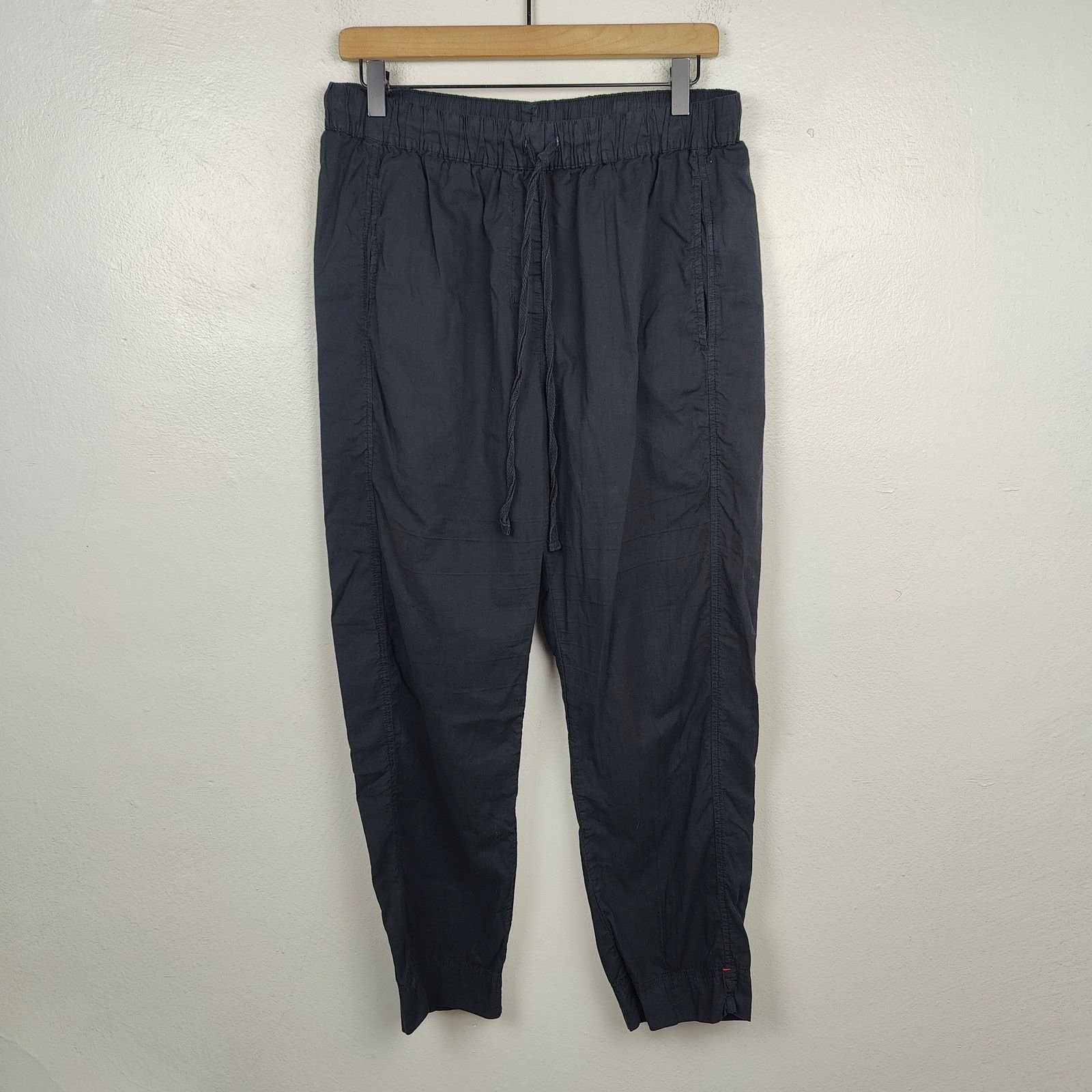 Xirena Xirena Draper Pant Womens Large Black Cotton Gauze Size 29" - 1 Thumbnail