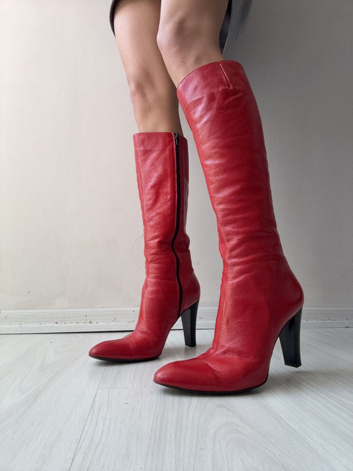 Vintage y2k leather boots Size US 7.5 / IT 37.5 - 1 Thumbnail