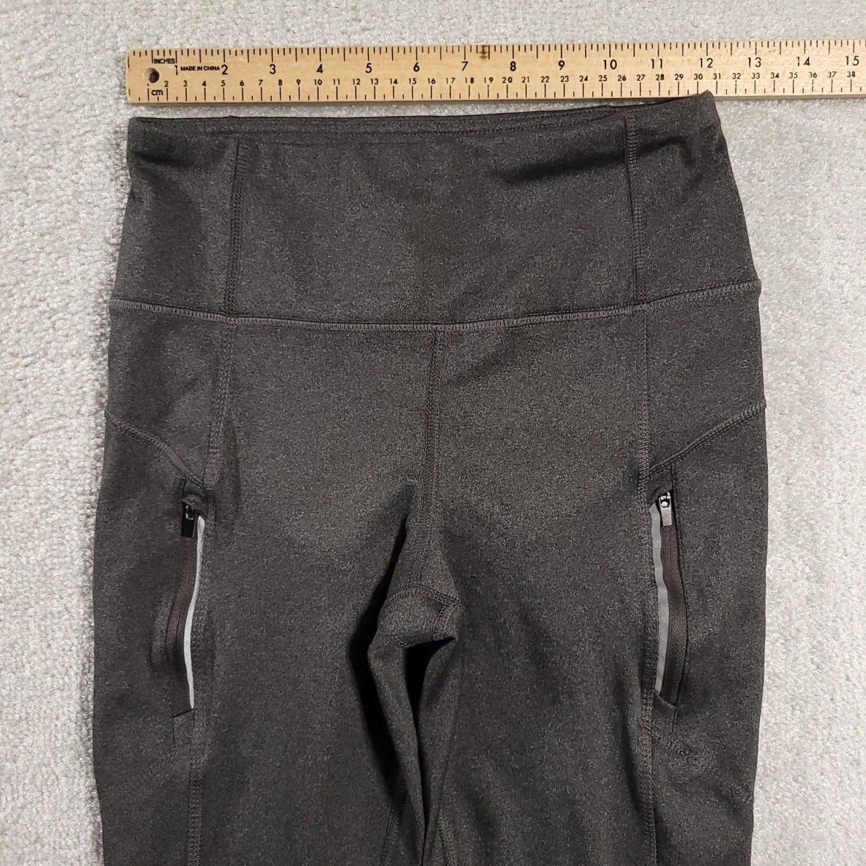Vintage Member'S Mark Legging Womens S Gray Everyday Warm High Rise Leggings Women Active Size 28" / US 6 / IT 42 - 4 Thumbnail