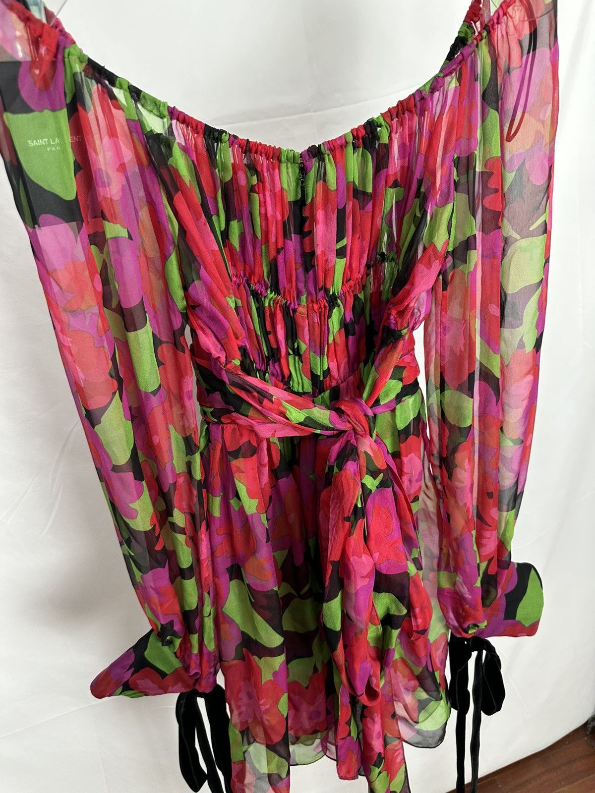 Saint Laurent Paris Saint Laurent Multicolor dress Size XS / US 0-2 / IT 36-38 - 15 Thumbnail
