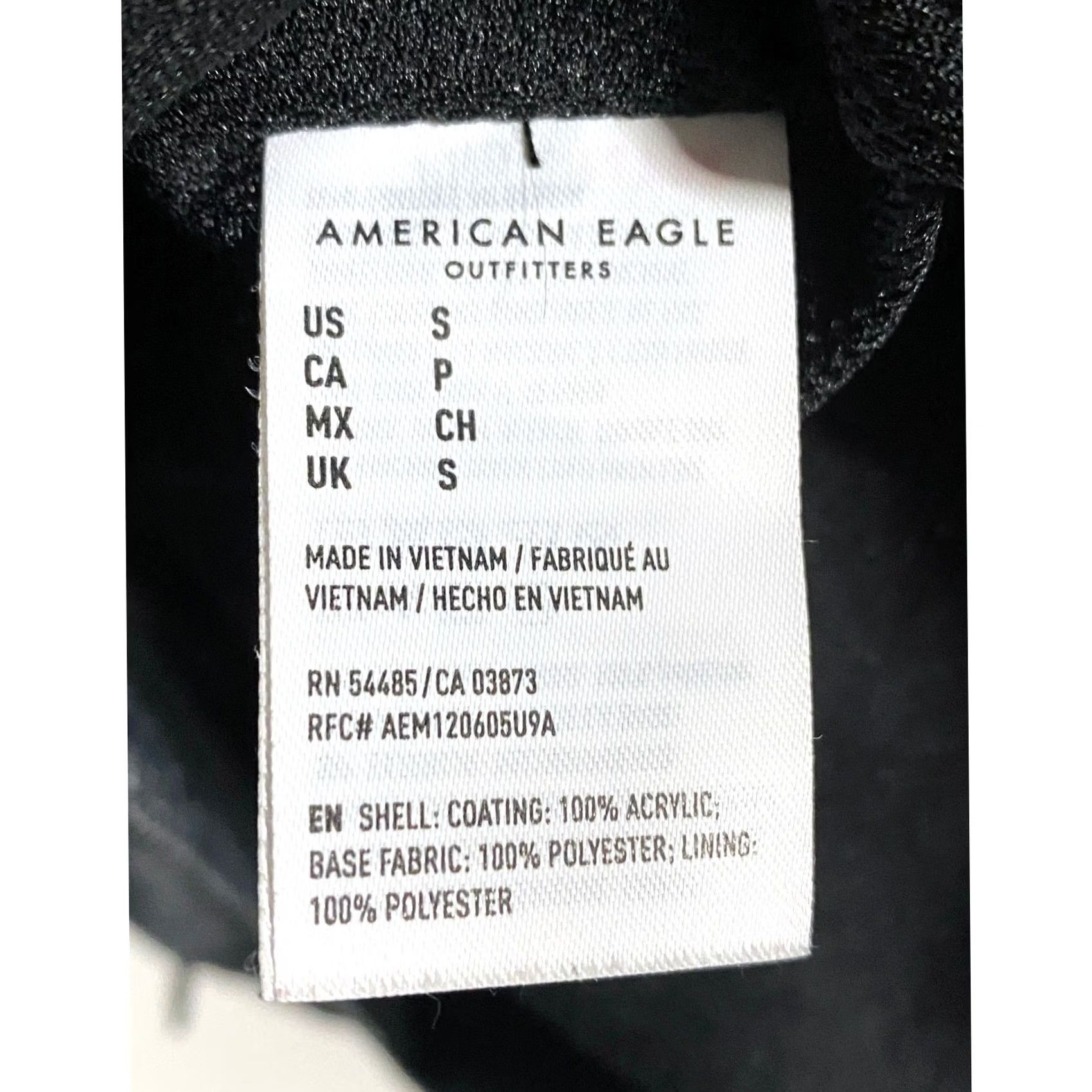 American Eagle Outfitters VINTAGE American Eagle Hoodie Windbreaker Pullover Rain Jacket Acrylic Gray Plaid Mens S Size US S / EU 44-46 / 1 - 6 Thumbnail
