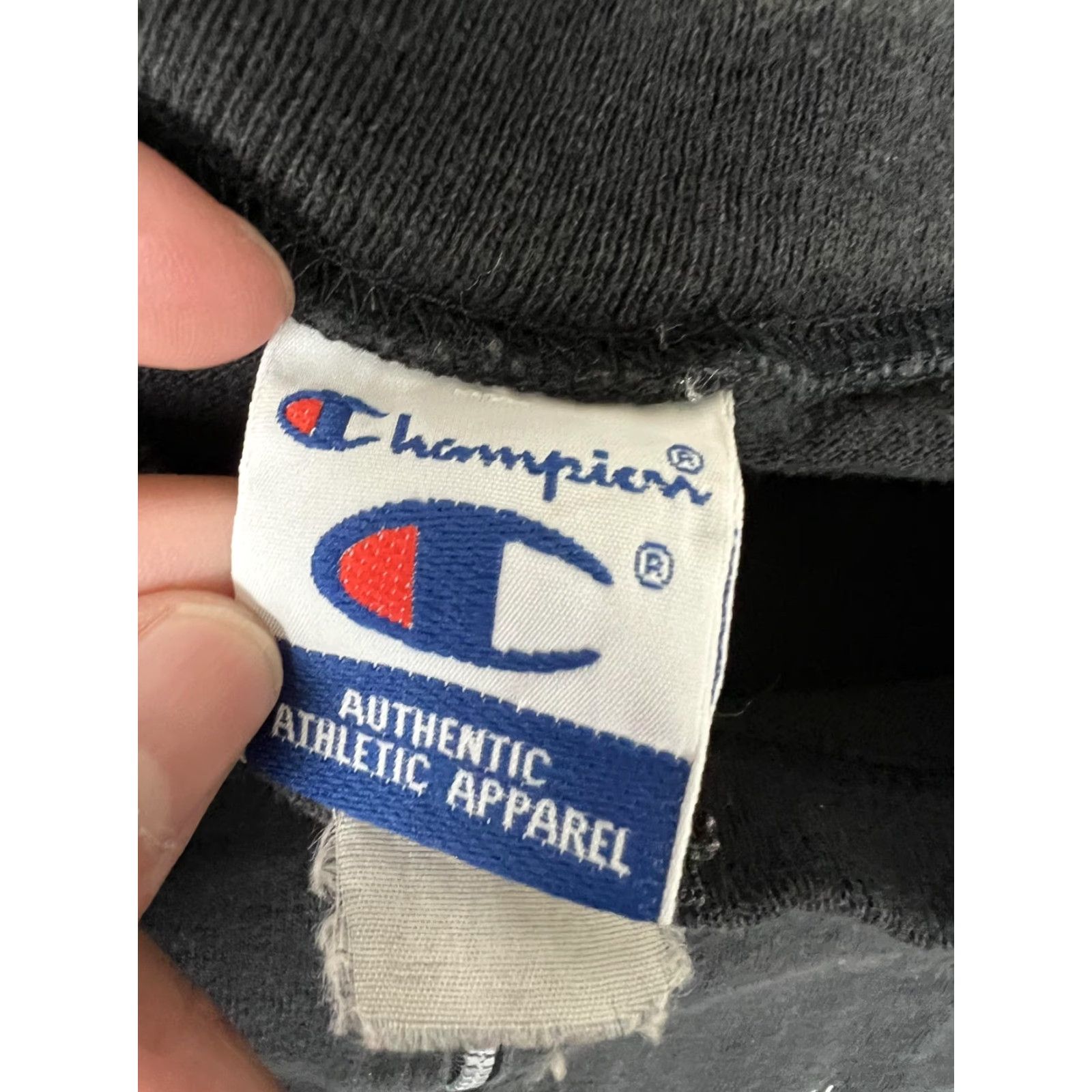 Champion Vintage Champion Long Sleeve 1/4 Zip Mens Large Black Made in USA 90s Size US L / EU 52-54 / 3 - 3 Thumbnail
