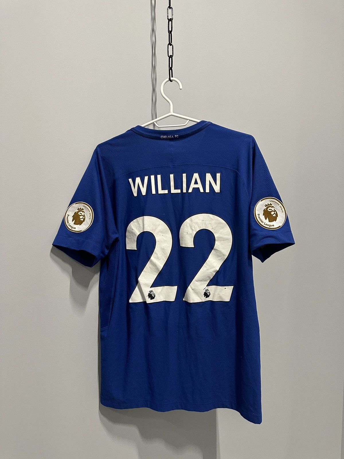 Nike Nike Chelsea Jersey Matchworn #22 Willian Y2K Blockore Size US M / EU 48-50 / 2 - 20 Thumbnail