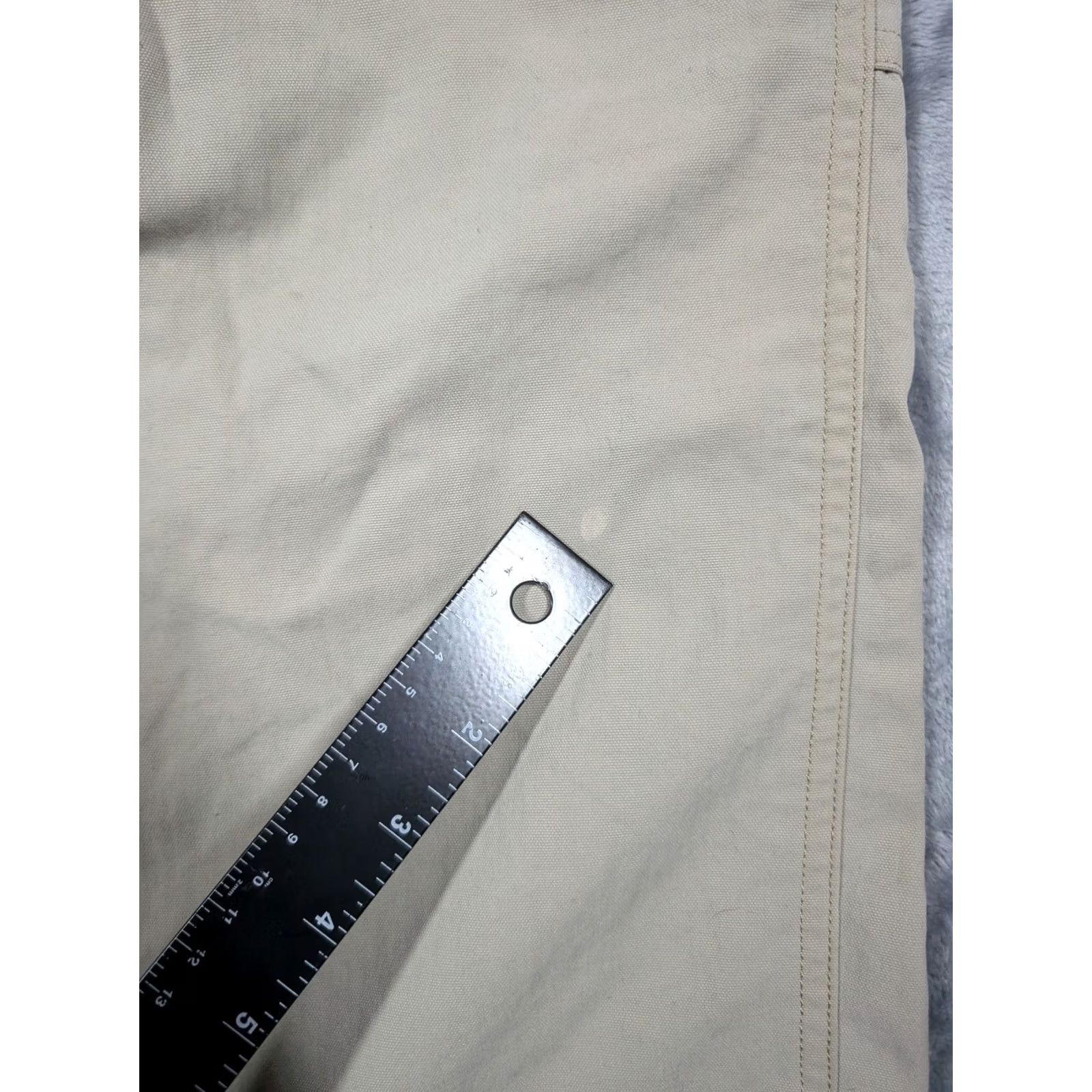 Patagonia Patagonia Cargo Pants Mens 30x32 Khaki Beige Outdoor Hiking Workwear Utility Pants Beige/Khaki Cargo with Pockets Size US 30 / EU 46 - 6 Thumbnail