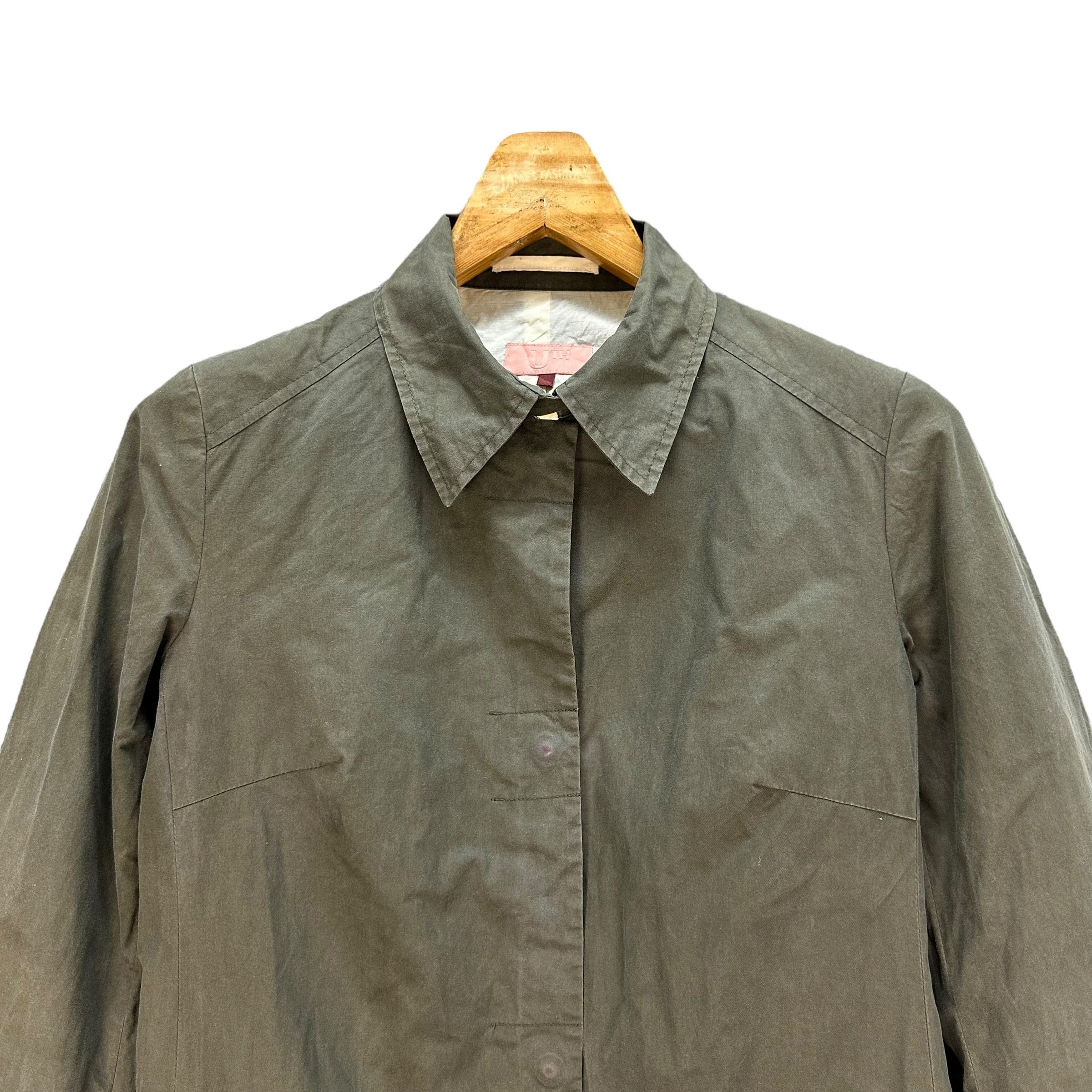 Japanese Brand UTH Made In UK Snap Button Long Coat Jacket #A45-1055 Size S / US 4 / IT 40 - 2 Thumbnail