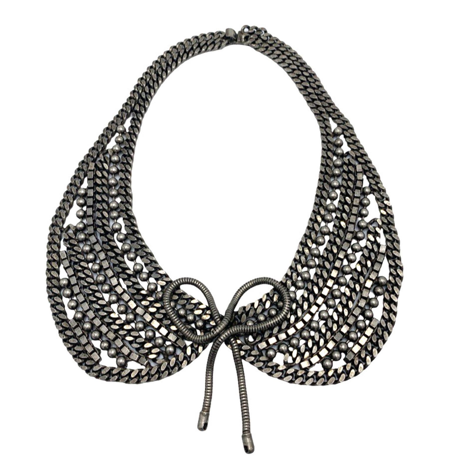 Other Dannijo Stella Designer Runway Bib Metal Collar Necklace Size ONE SIZE - 1 Thumbnail