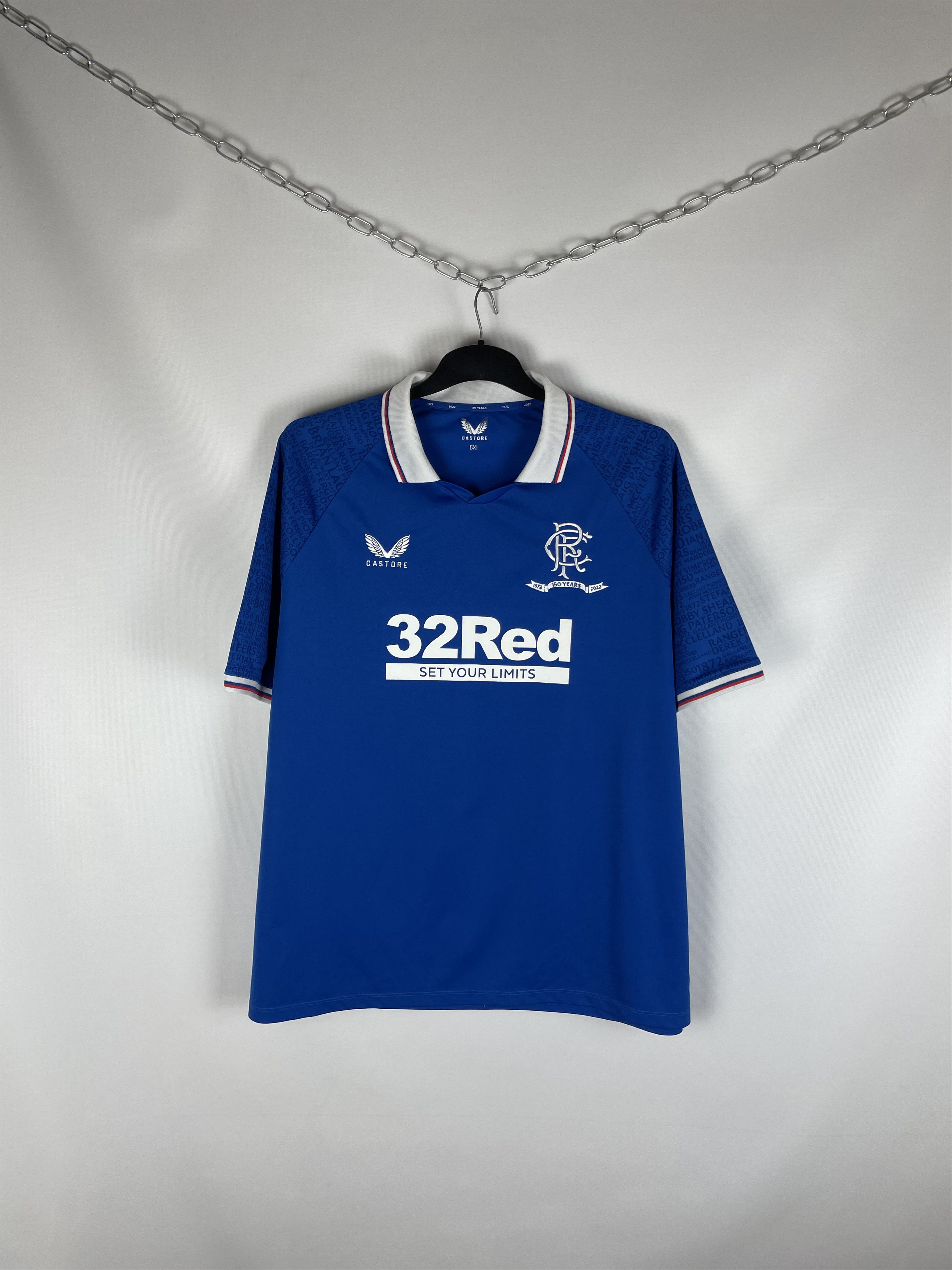 Vintage Glasgow Rangers Castore Soccer Football Jerseys Size US XL / EU 56 / 4 - 1 Thumbnail