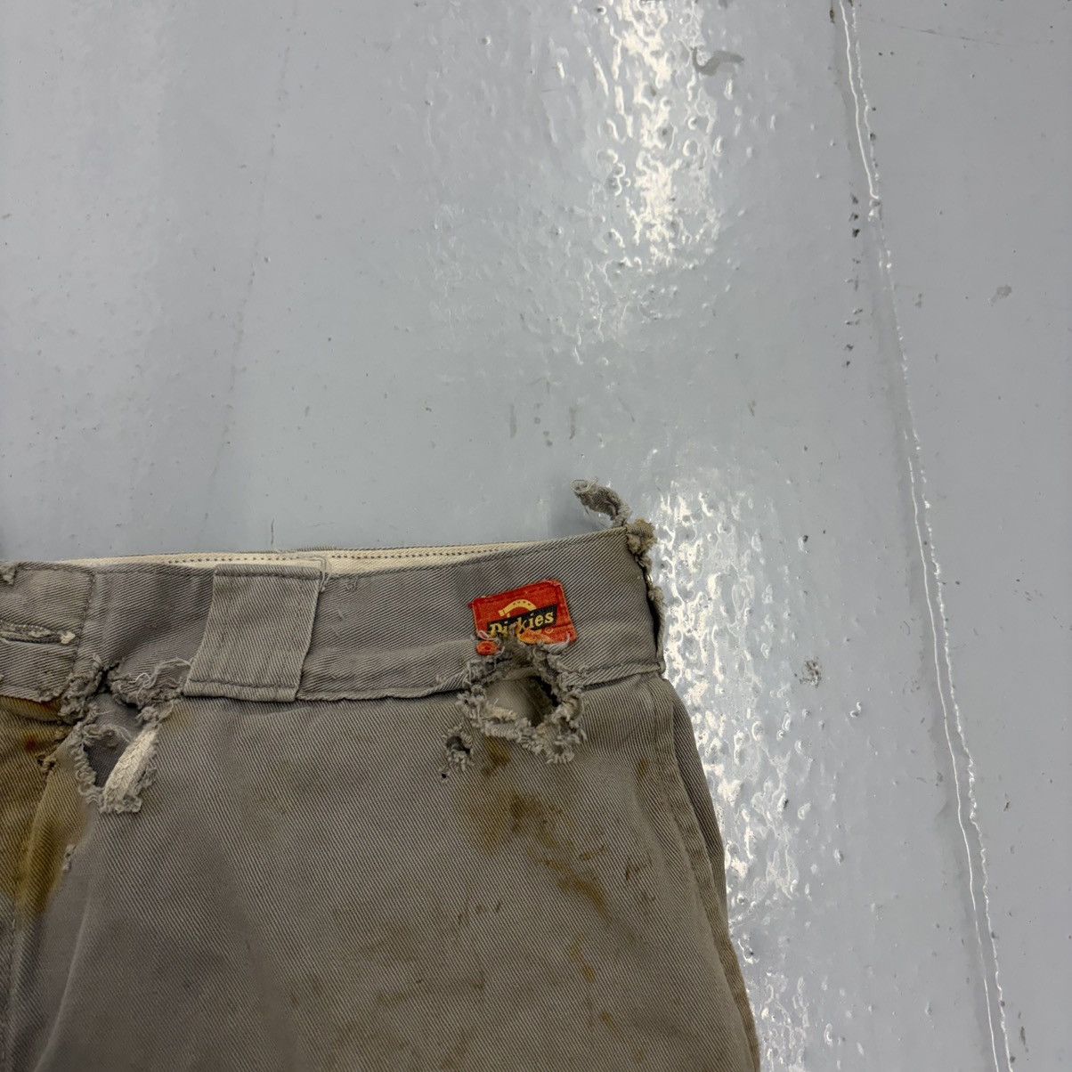 Dickies Vintage 50s Dickies Grey Sanforized Workwear Chinos 31x29 Size US 31 - 3 Thumbnail