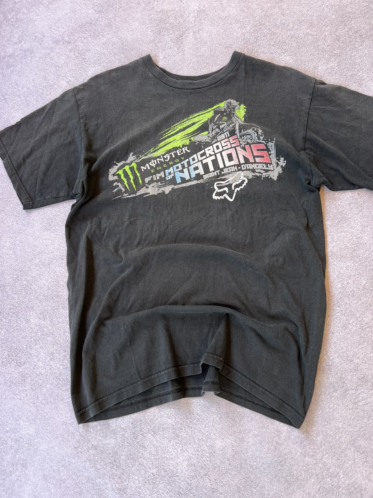 Fox Racing Vintage FOX Racing “Motocross of Nations” Tee (2011) Size US M / EU 48-50 / 2 - 3 Thumbnail