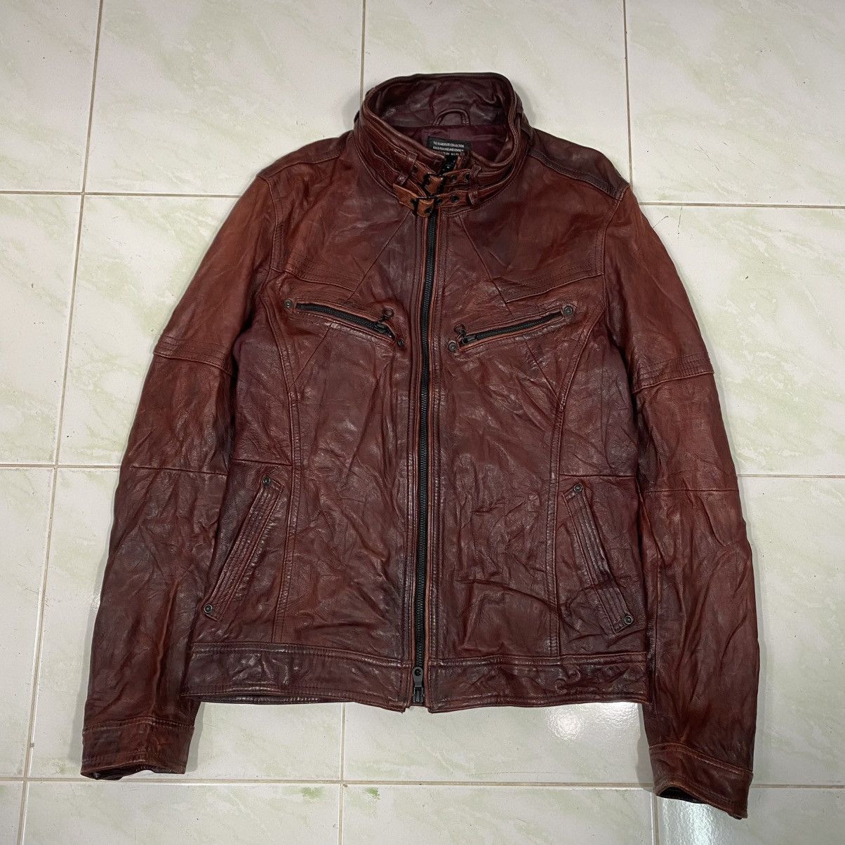 Japanese Brand 🔥VINTAGE SOFT LEATHER JACKET BIKER NICOLE CLUB ISSEY MIYAKE Size US S / EU 44-46 / 1 - 23 Thumbnail