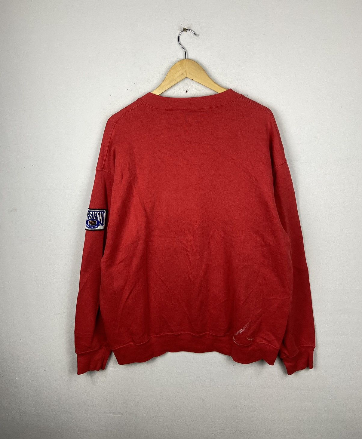 NHL × Vintage 1990s Detroit Red Wings Hockey Sweatshirt Size US L / EU 52-54 / 3 - 7 Thumbnail
