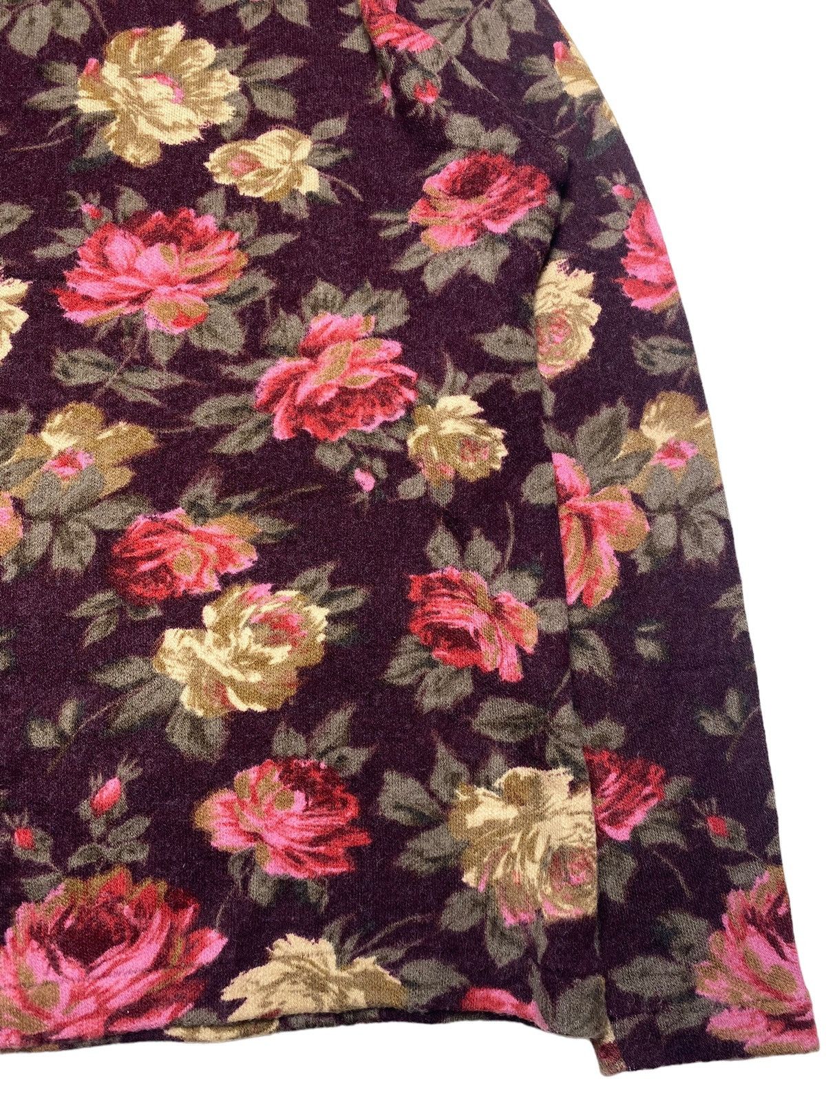 20471120 1990s Hiro Kikaku - Fantasy Floral Stretch Top Size US M / EU 48-50 / 2 - 3 Thumbnail
