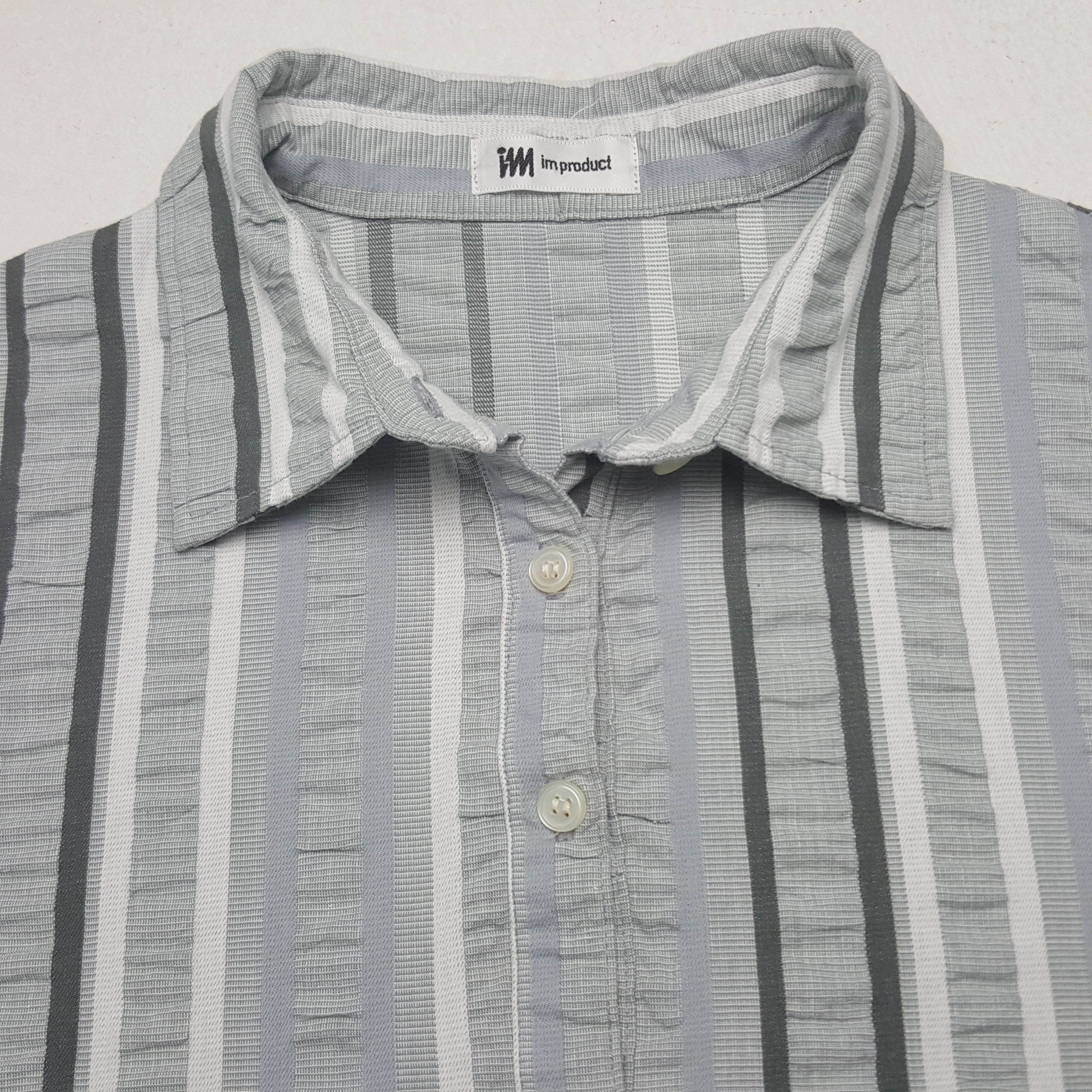 Issey Miyake Vintage IM Products by Issey Miyake Dress Shirt C294N1 Size M / US 6-8 / IT 42-44 - 4 Thumbnail
