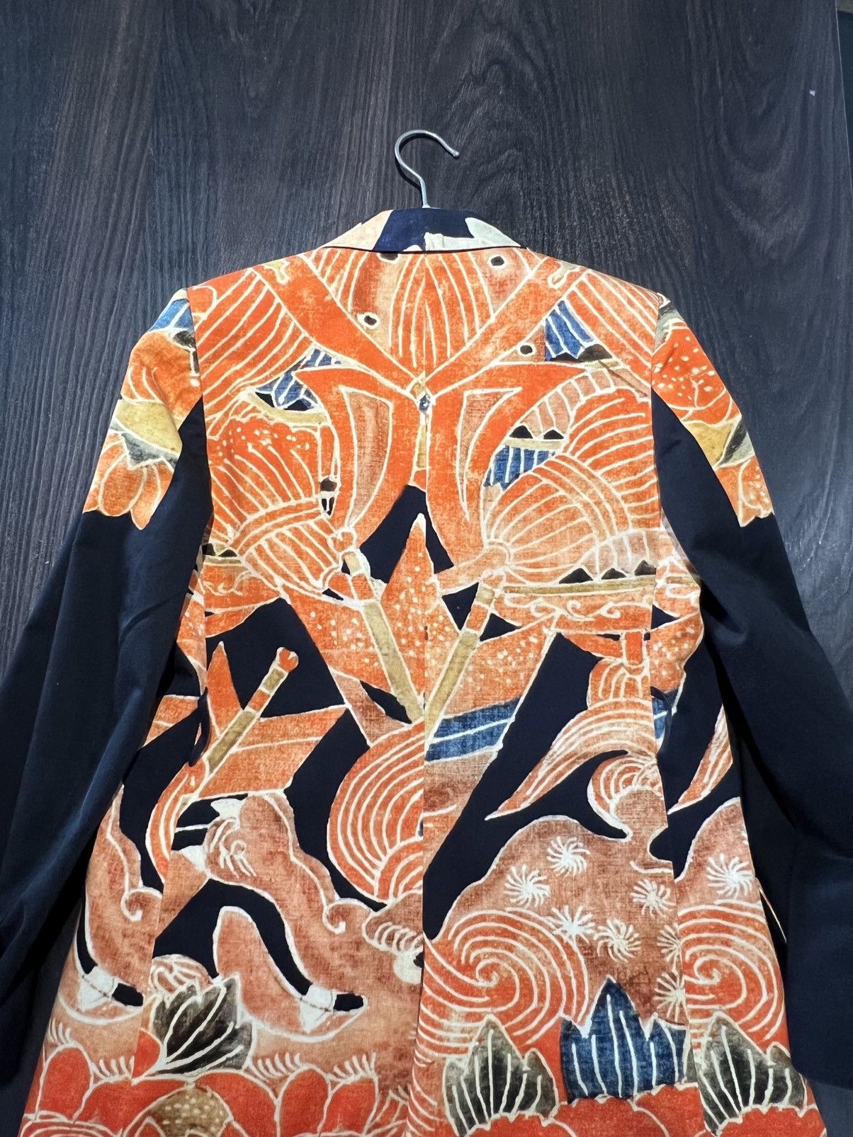 Dries Van Noten DRIES VAN NOTEN Women FW12 Japanese Print Overcoat Size S / US 4 / IT 40 - 5 Thumbnail