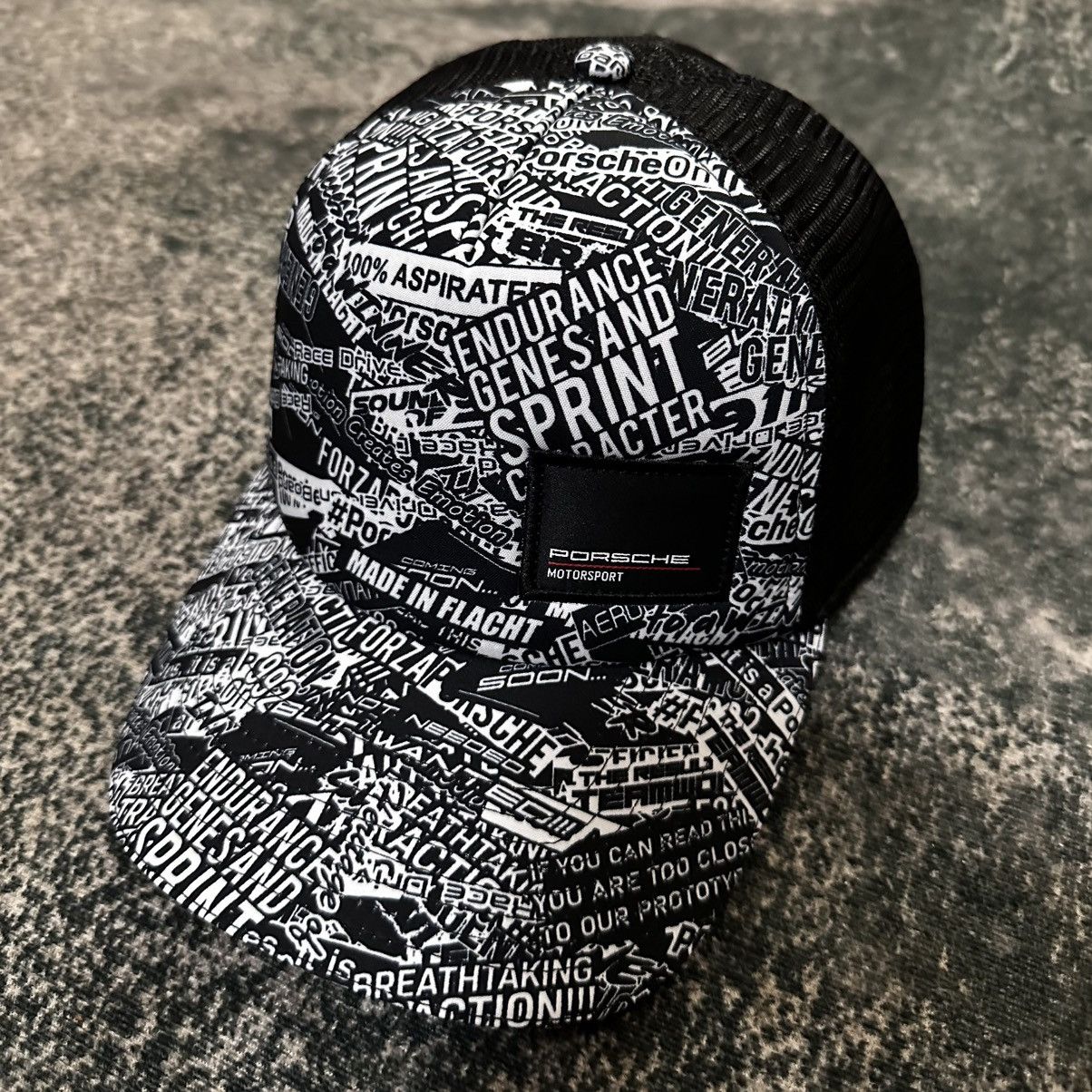 Porsche Design Porsche Motorsport Fullprint Trucker Hats Size ONE SIZE - 2 Thumbnail
