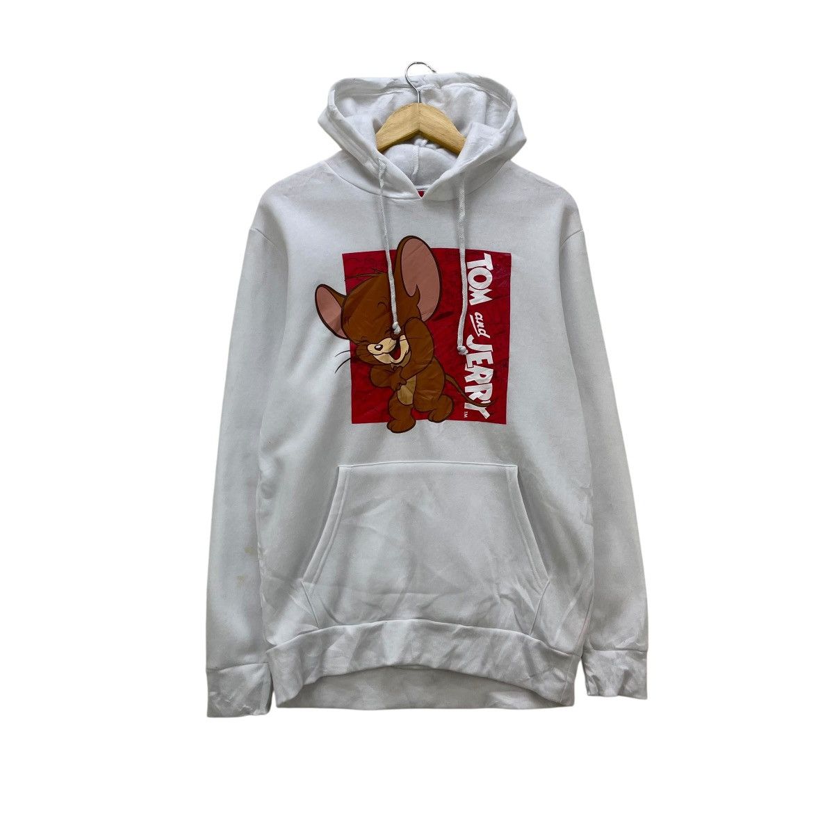 Disney 💥Tom And Jerry Big Logo Pullover Size US M / EU 48-50 / 2 - 1 Thumbnail