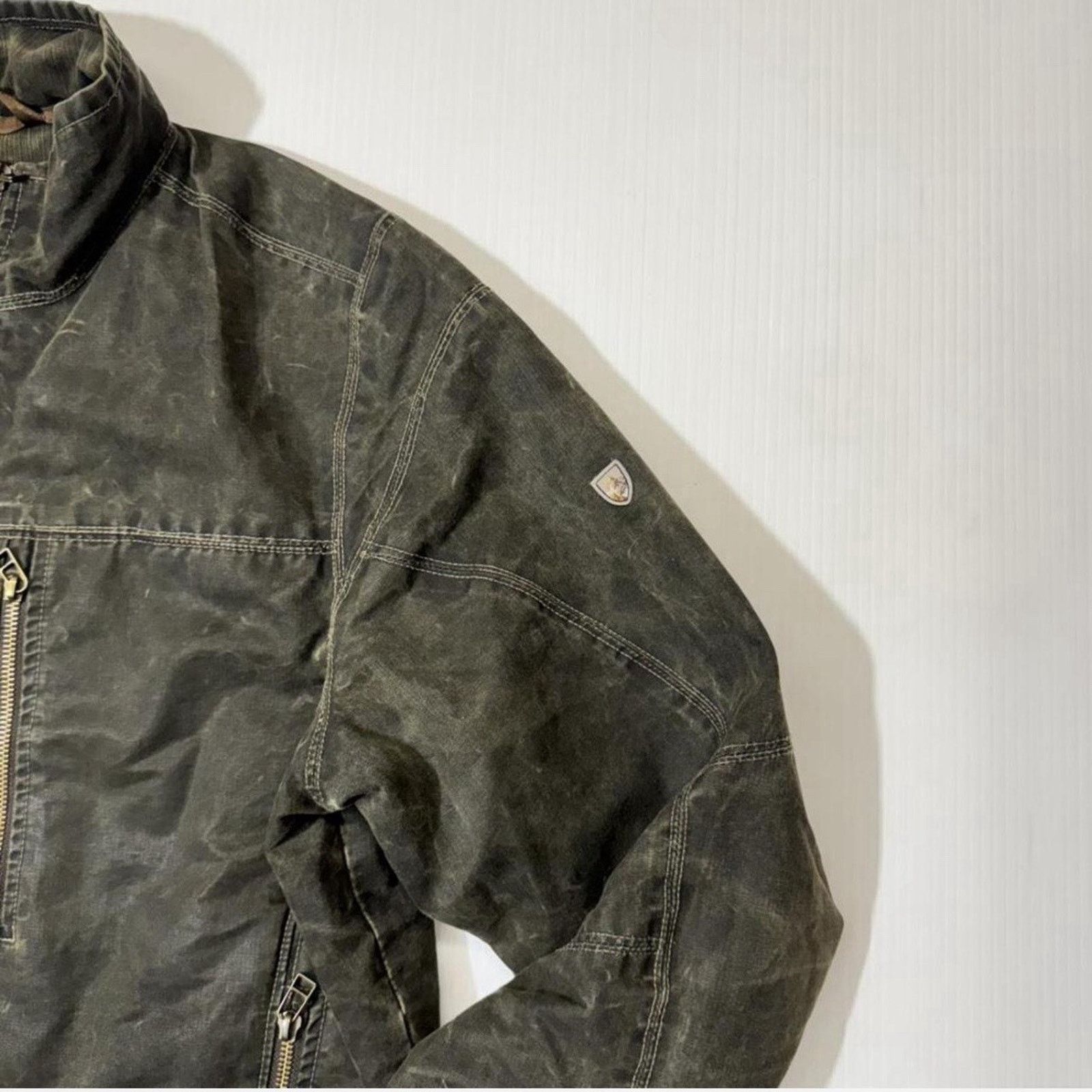 Kuhl Kuhl Burr Jacket Mens Size Medium Green Vintage Patina Dye Size US M / EU 48-50 / 2 - 2 Thumbnail