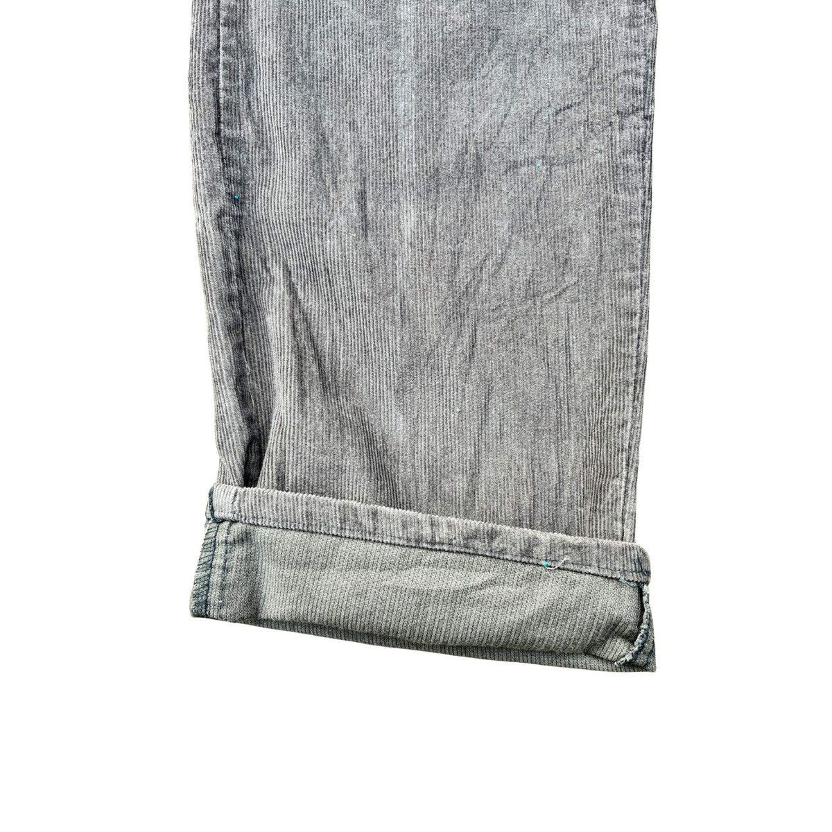 Lee Vintage 80s Lee Riders Gray Corduroy Pants USA Talon Zip Size US 26 / EU 42 - 3 Thumbnail